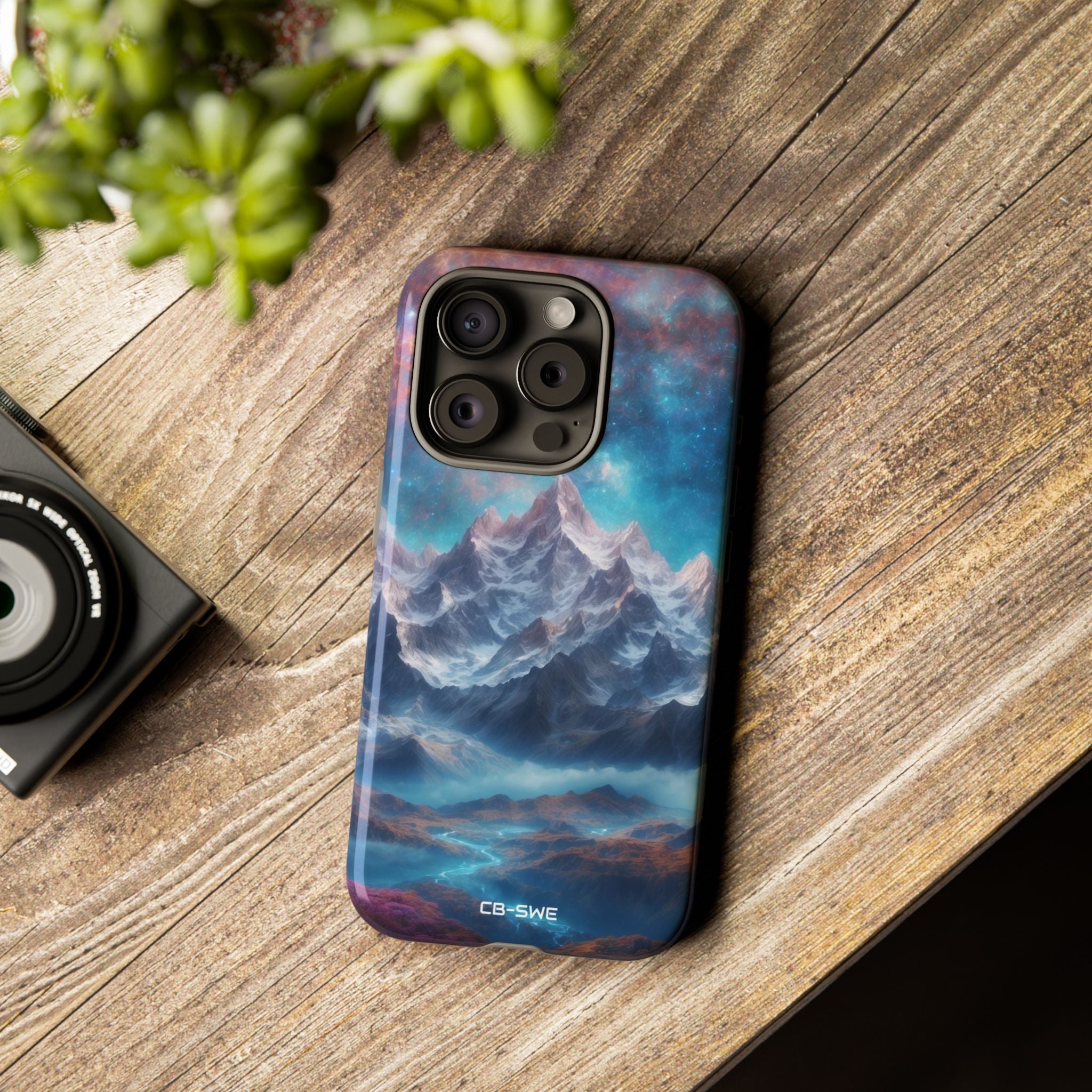 Celestial Mountains Rise - iPhone Case