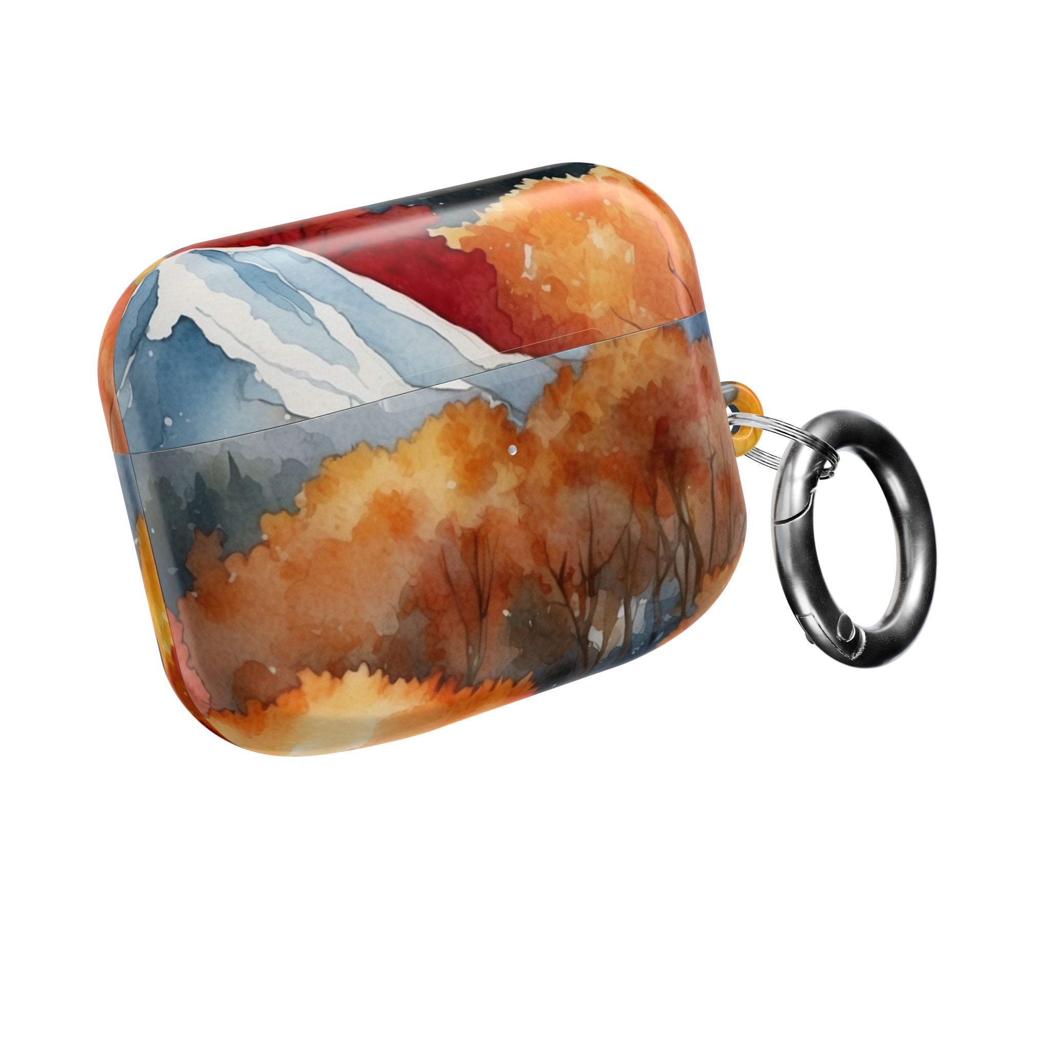 Snowcapped Ember Mountains - AirPods Case