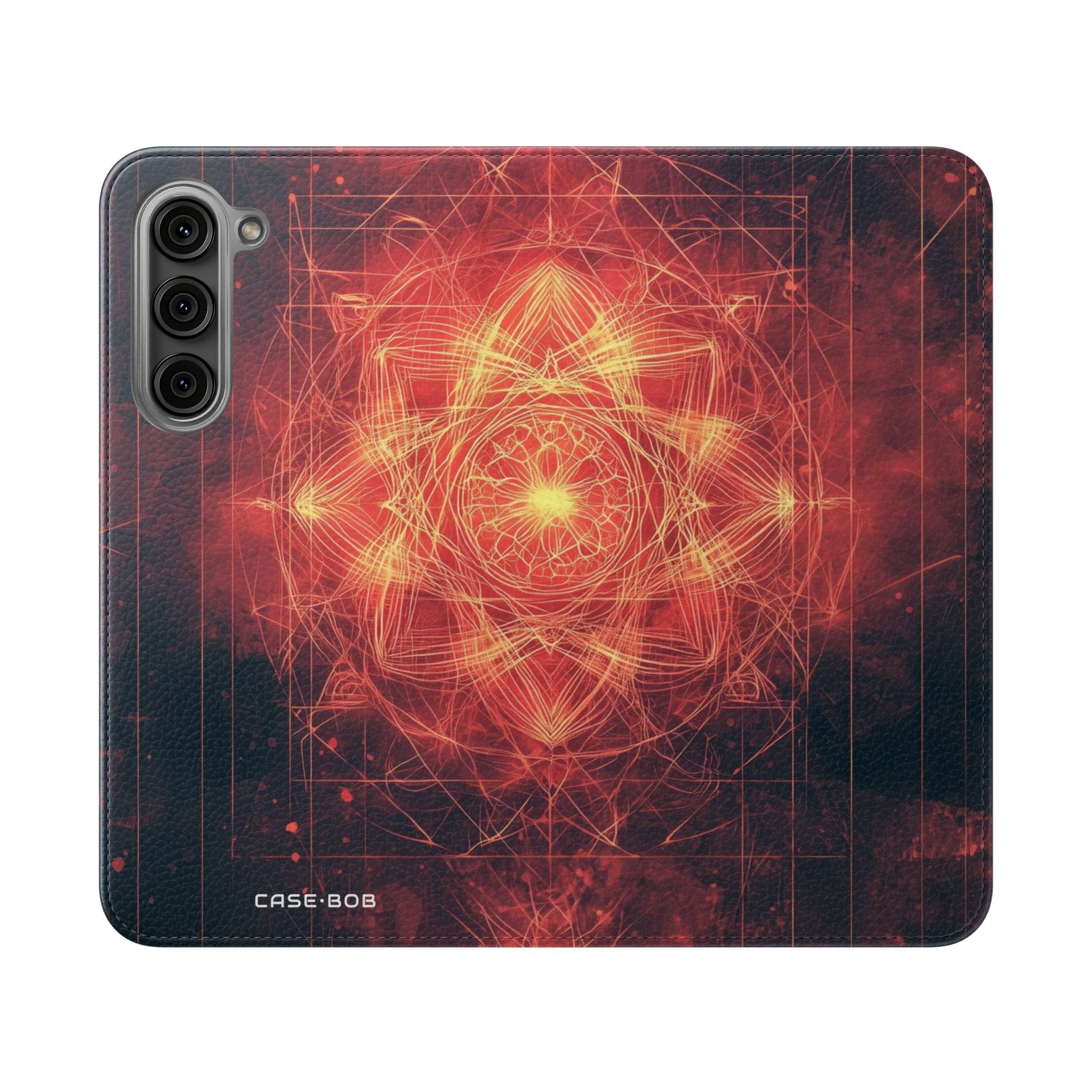 Glowing Mandala - Samsung S23+ Case - Wallet