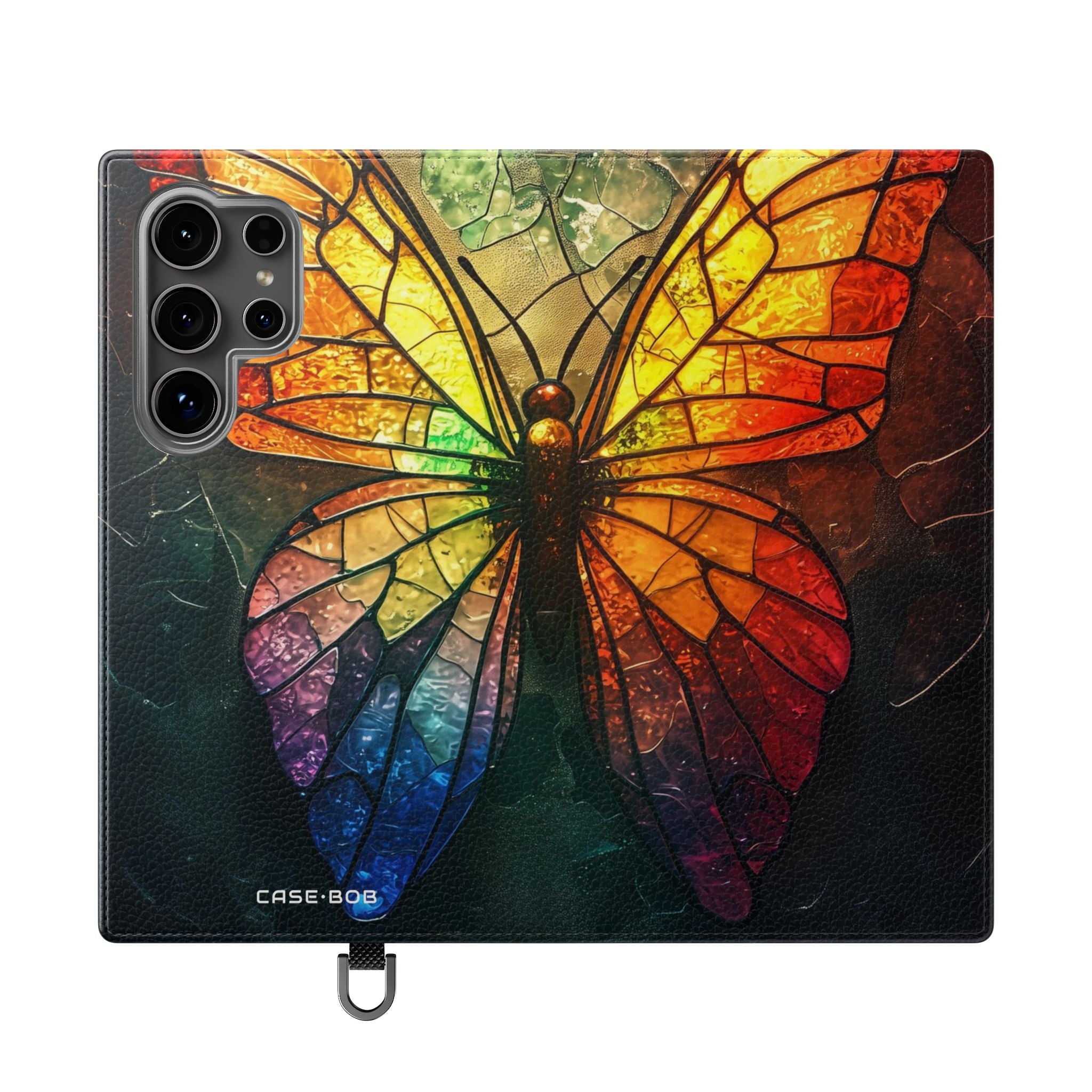 Stained Glass Butterfly - Samsung S24 Ultra Case - Wallet