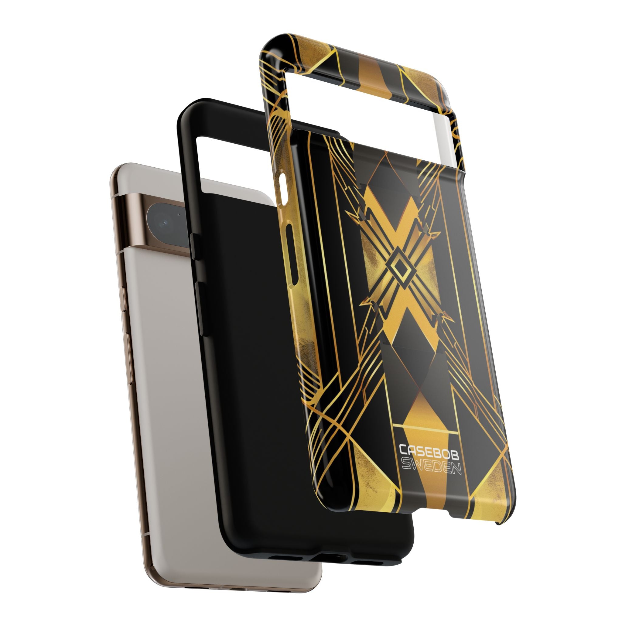 Golden Deco Symphony Google Pixel 8 - Tough