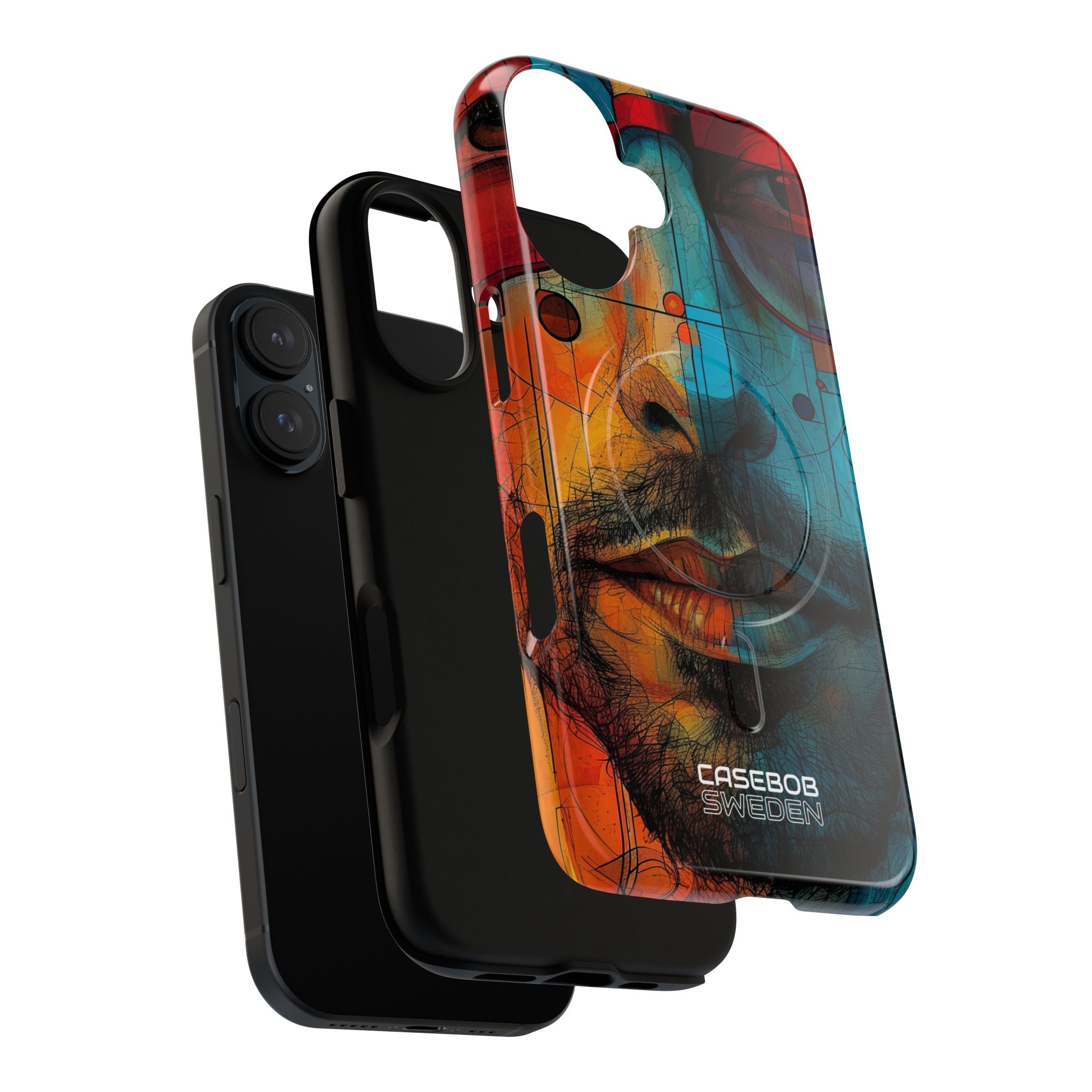 Cubist Glasses Face iPhone 16 - Tough+