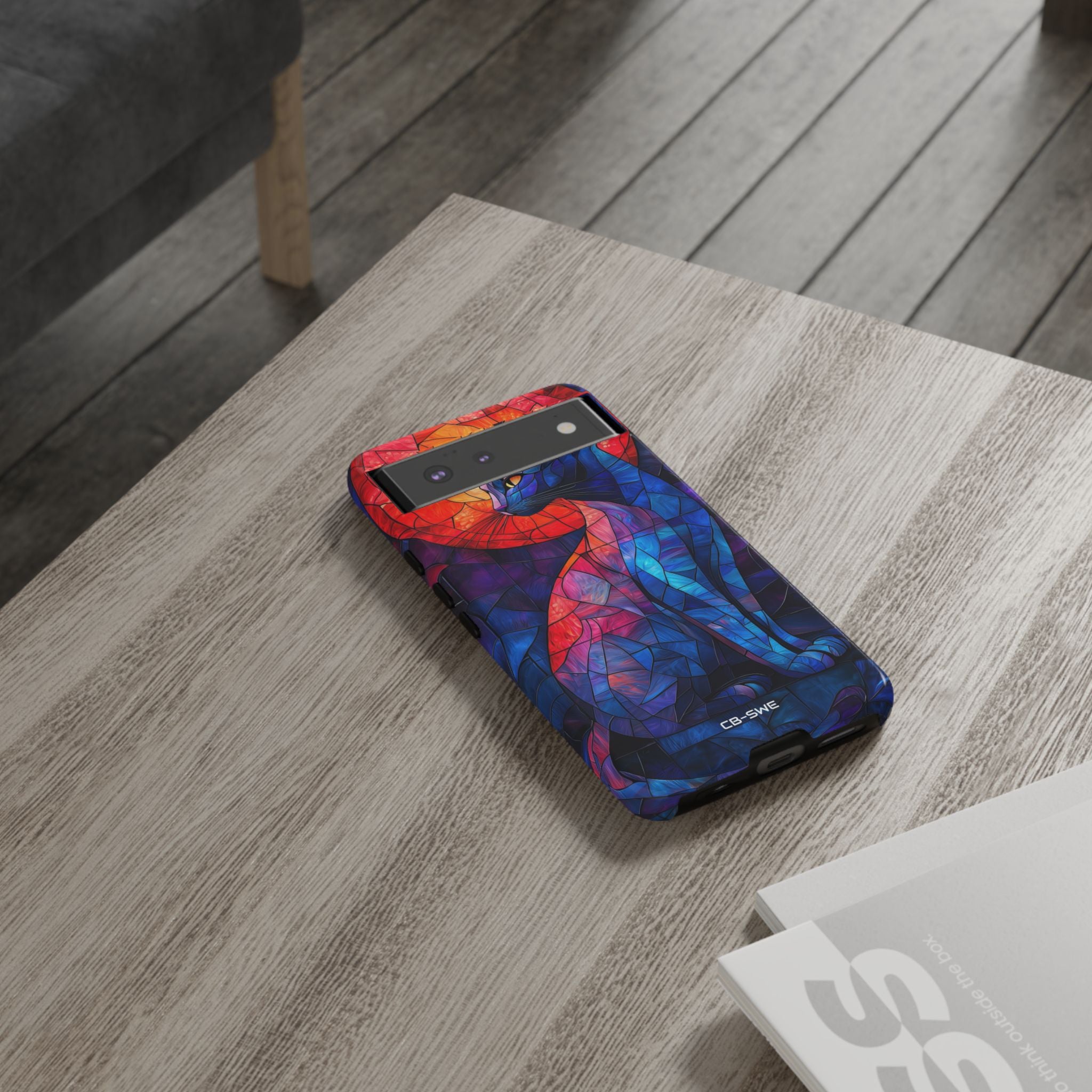 Cat Silhouettes Glow - Google Pixel Case