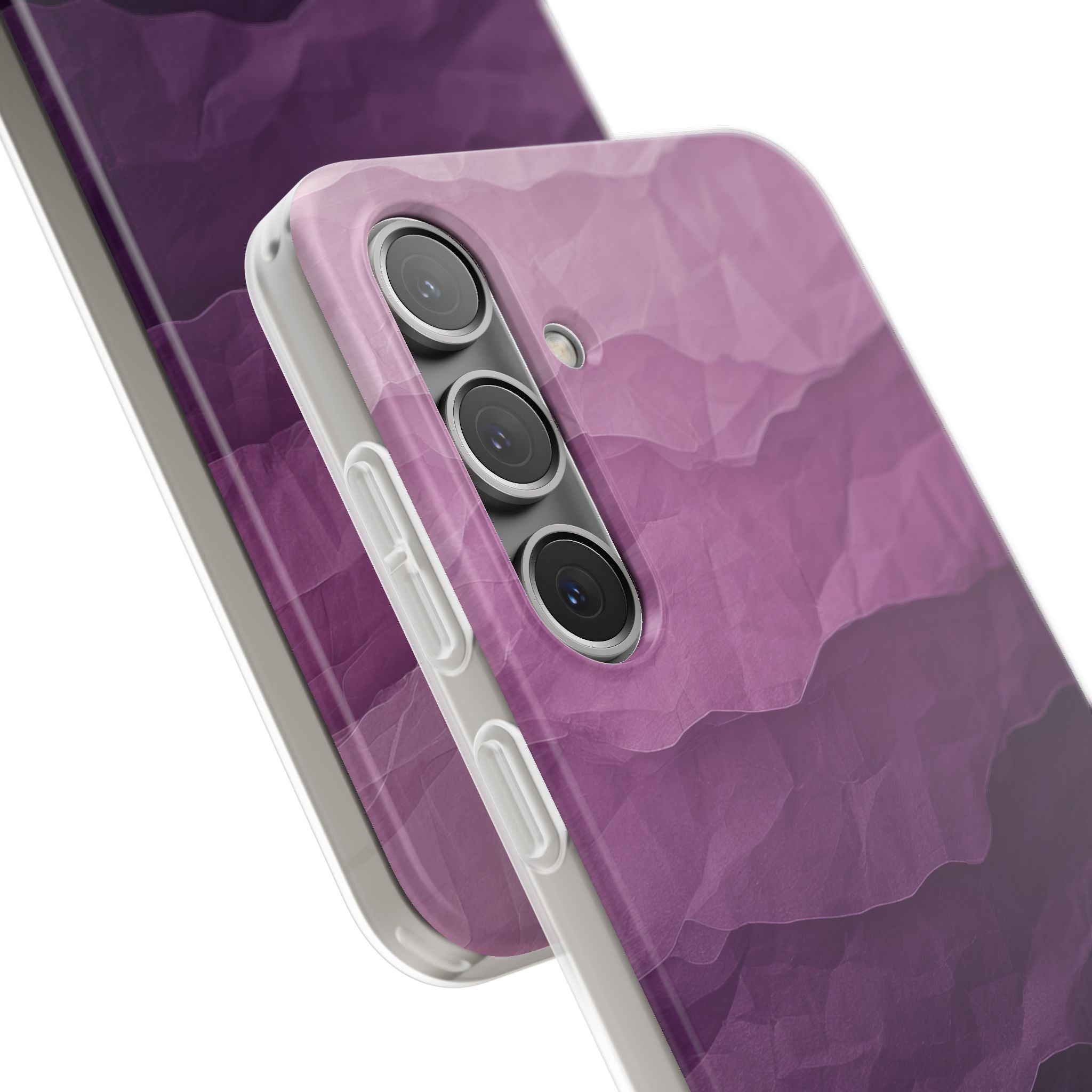 Purple Wave Layers Samsung S24 Plus Case - Soft