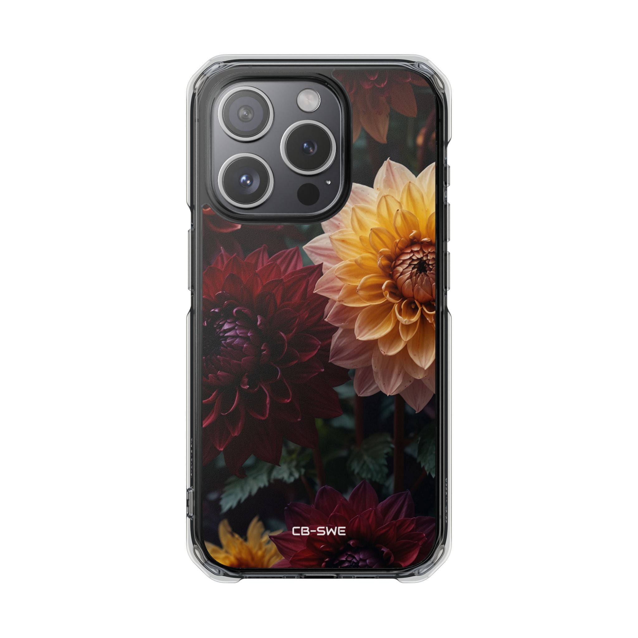 Dahlias Embrace Light iPhone Case - Impact