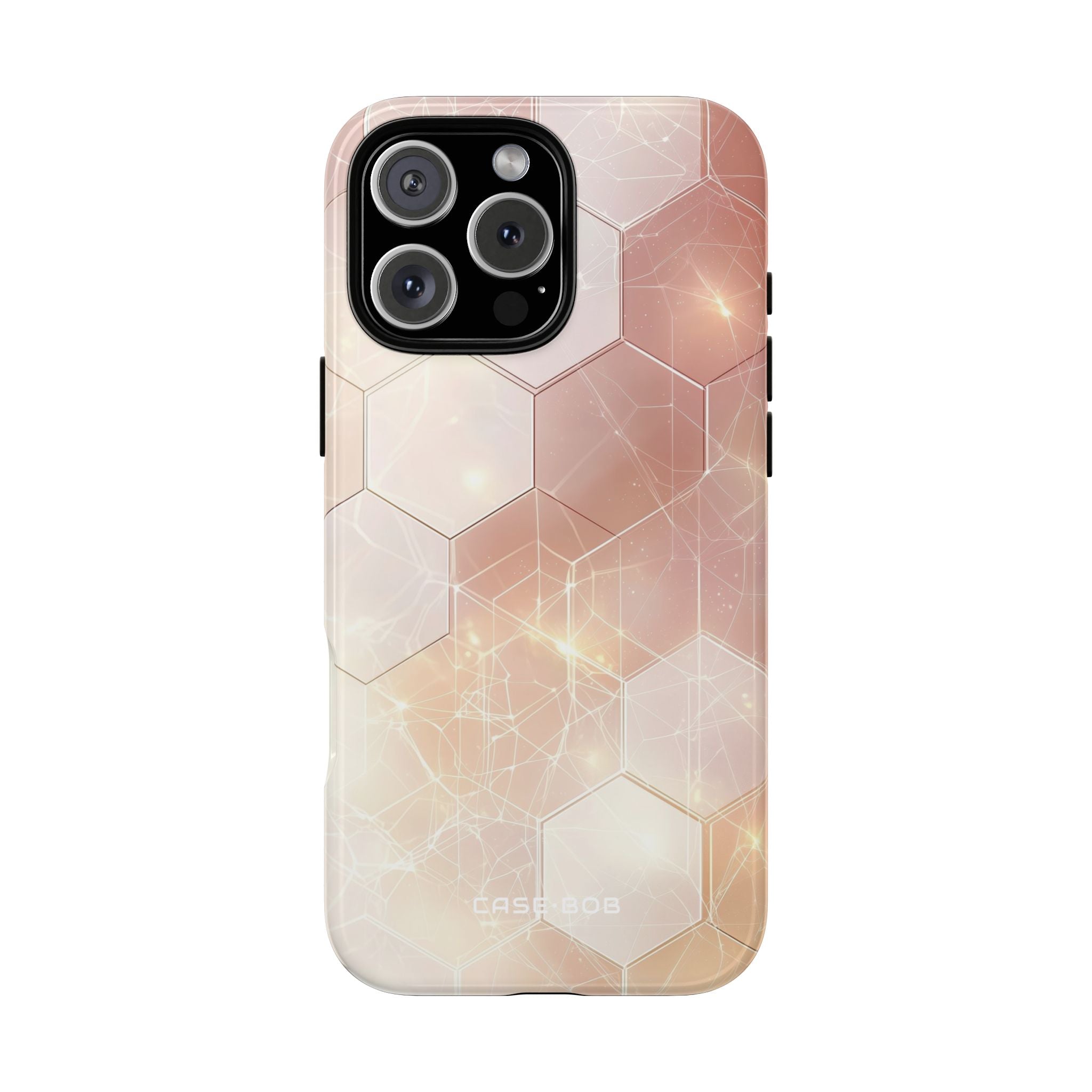 Honeycomb Glow iPhone 16 Pro Max Case - Tough