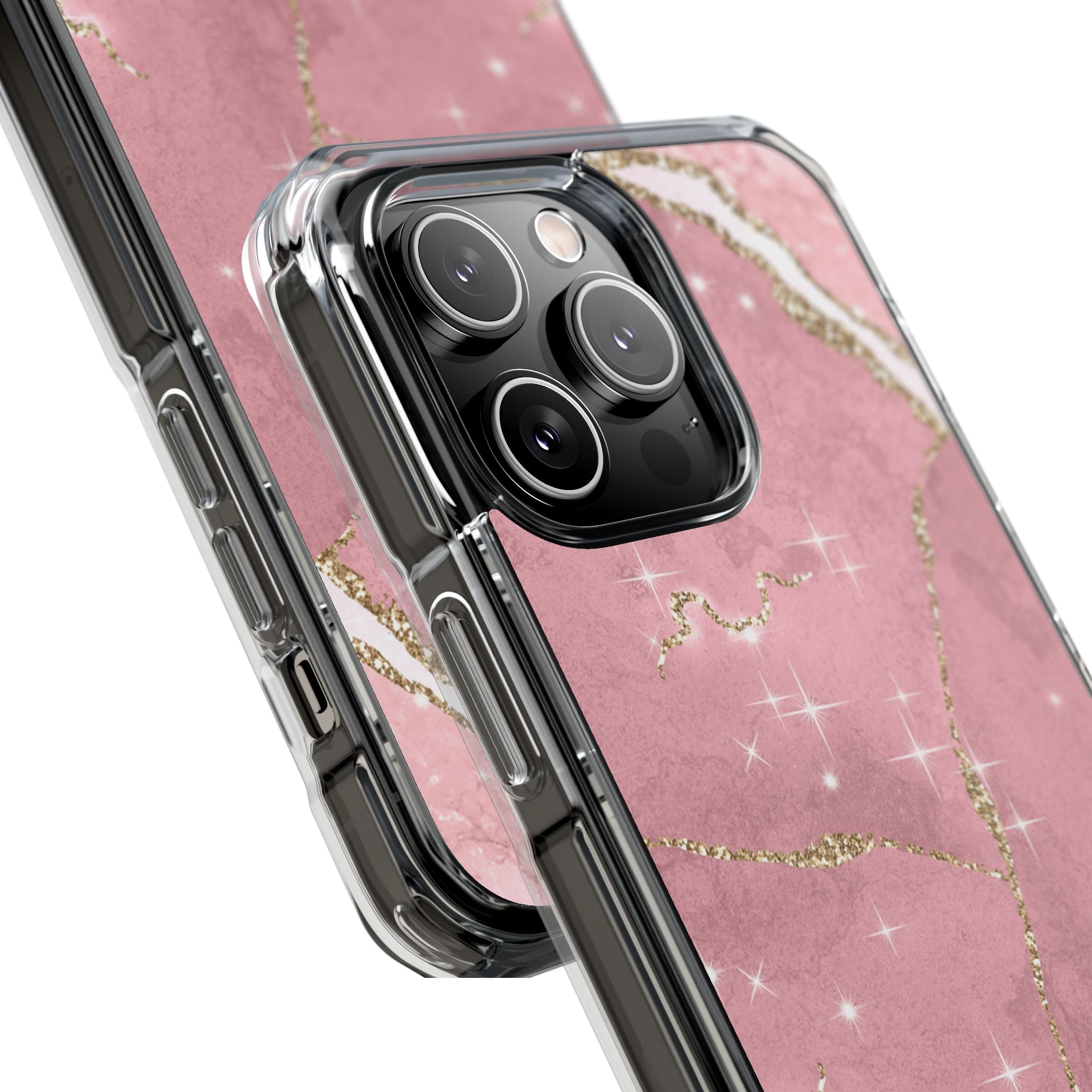 Pink Marble Luxe iPhone Case - Impact