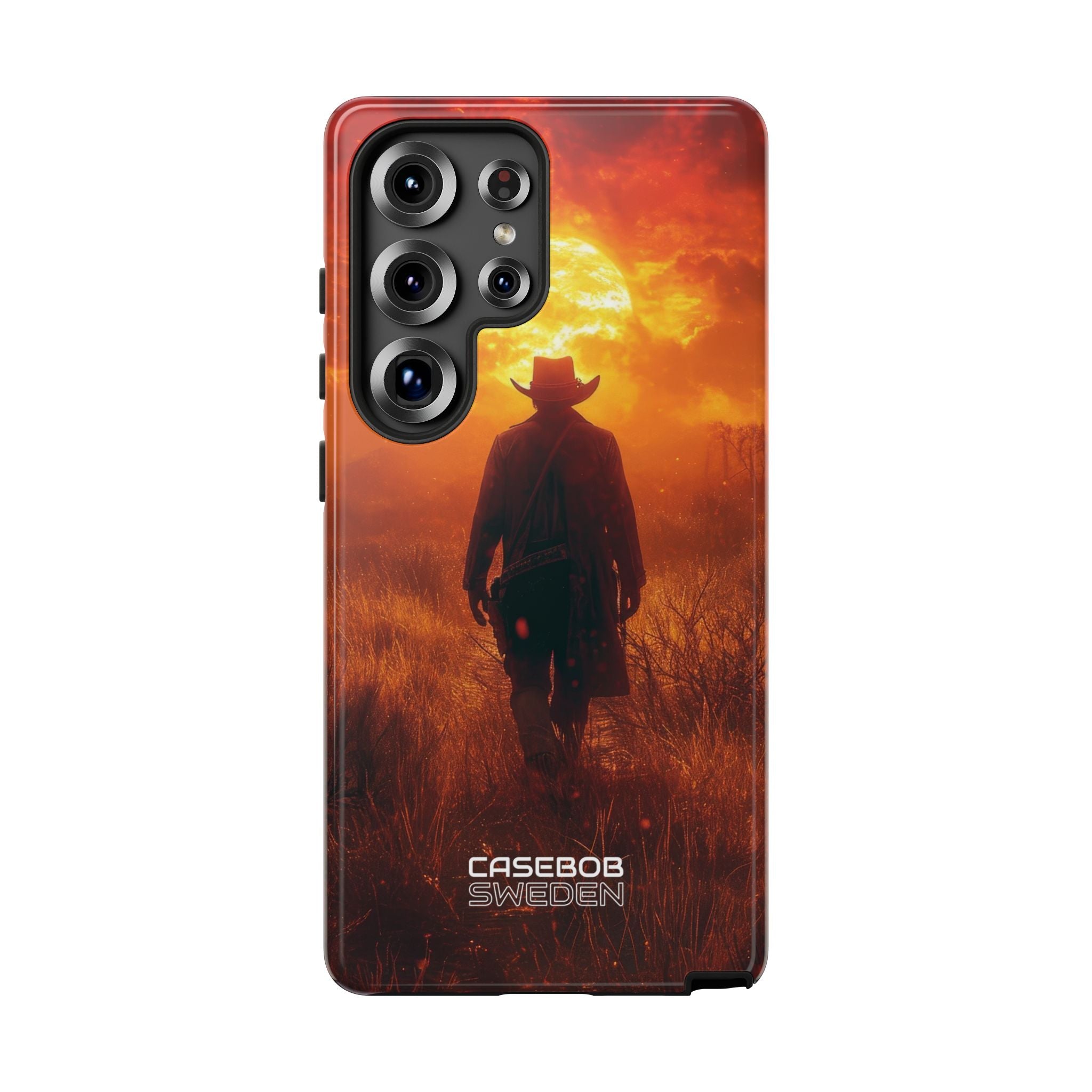 Vurige Zonsondergang Cowboy Samsung S25 - Tough