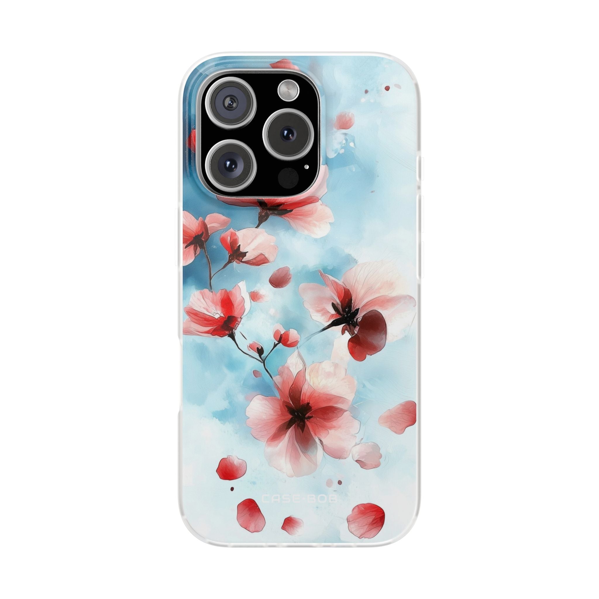 Pink Blossom Drift iPhone 16 Pro Case - Soft