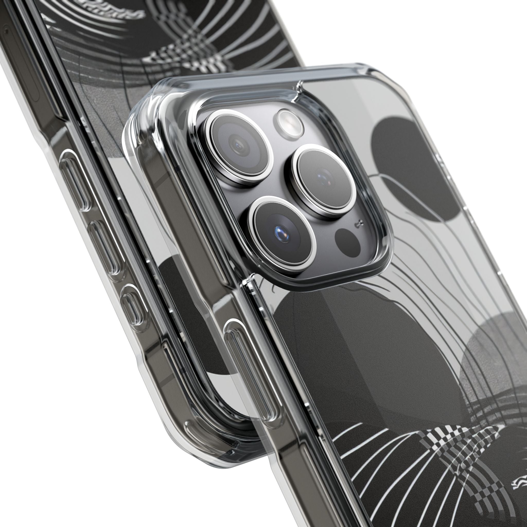 Monochrome Motion Flow iPhone 15 - Impact Clear+