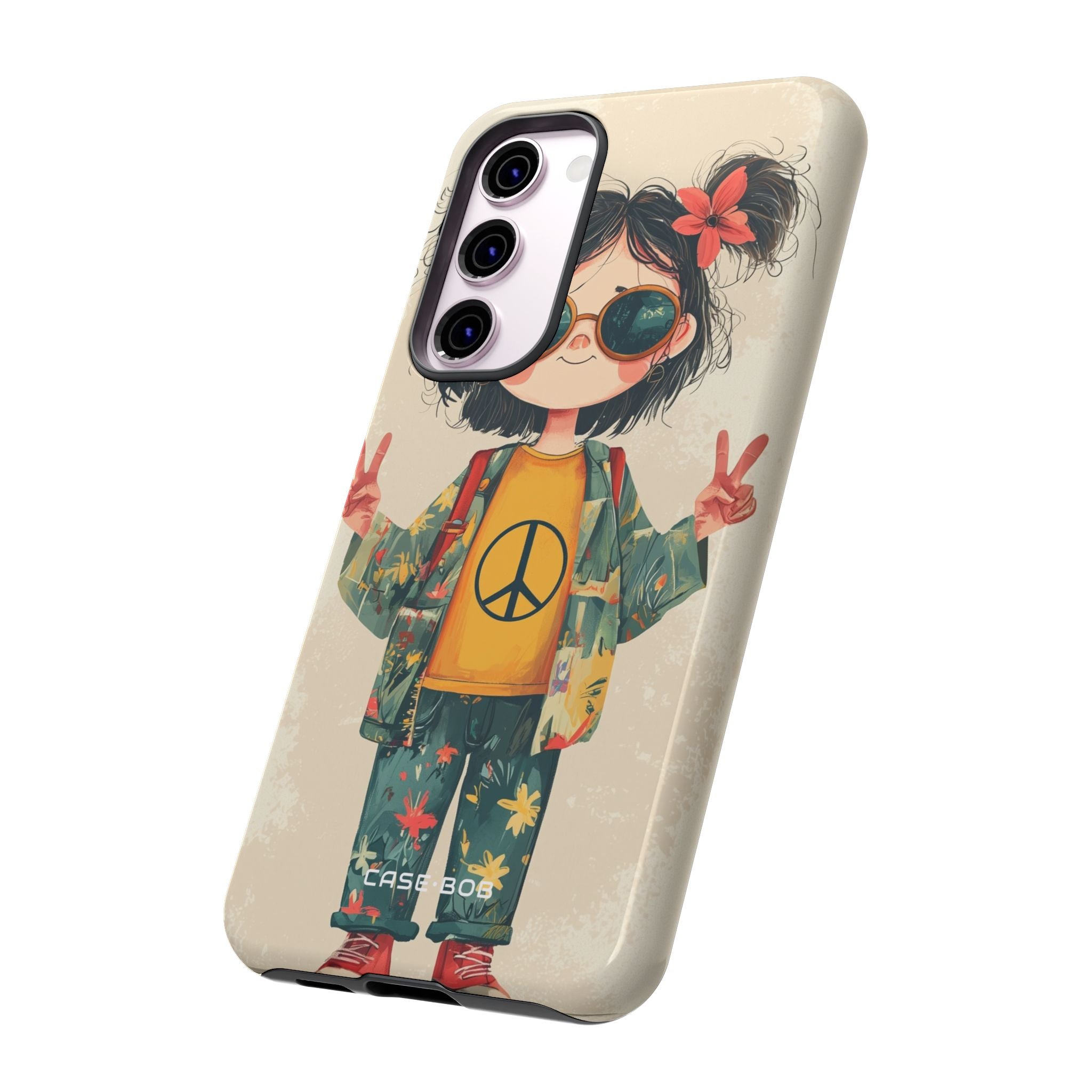 Peace Pigtails Samsung S23 Plus Case - Tough