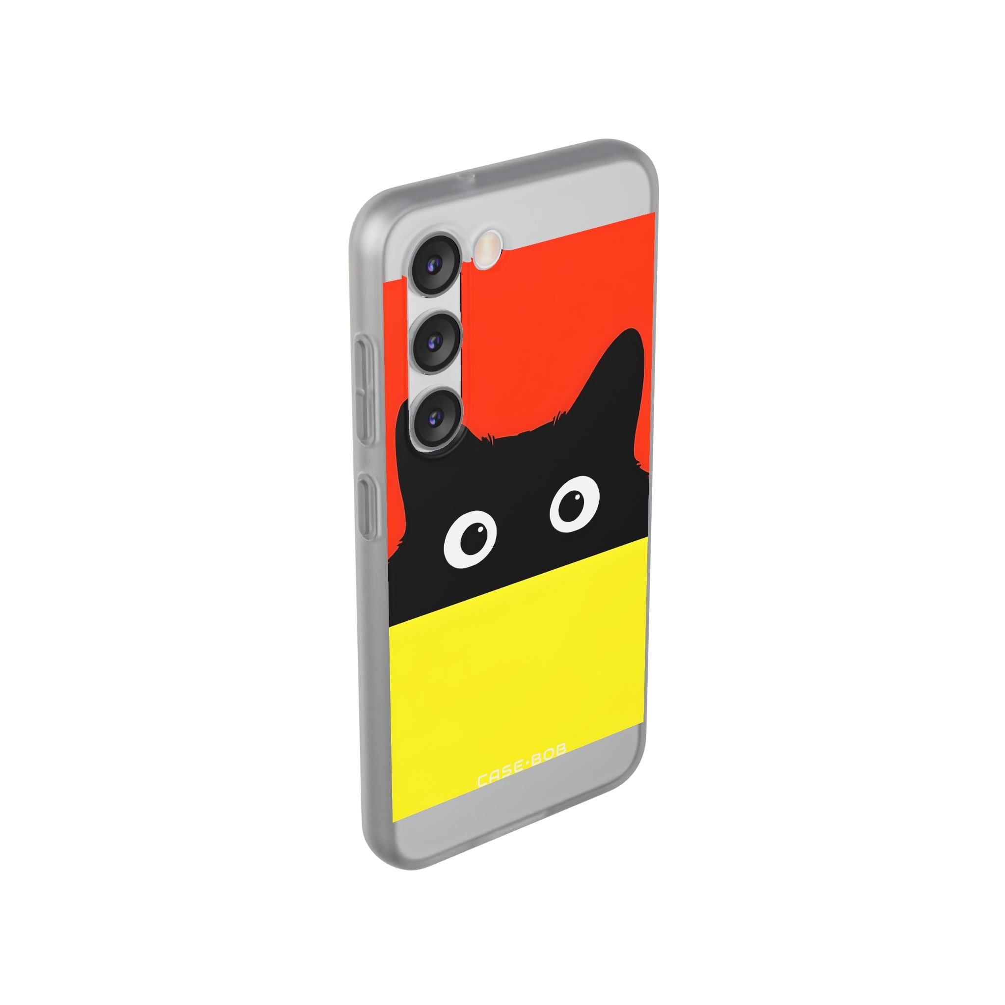 Peekaboo Cat Crimson Samsung S23 Case - Soft