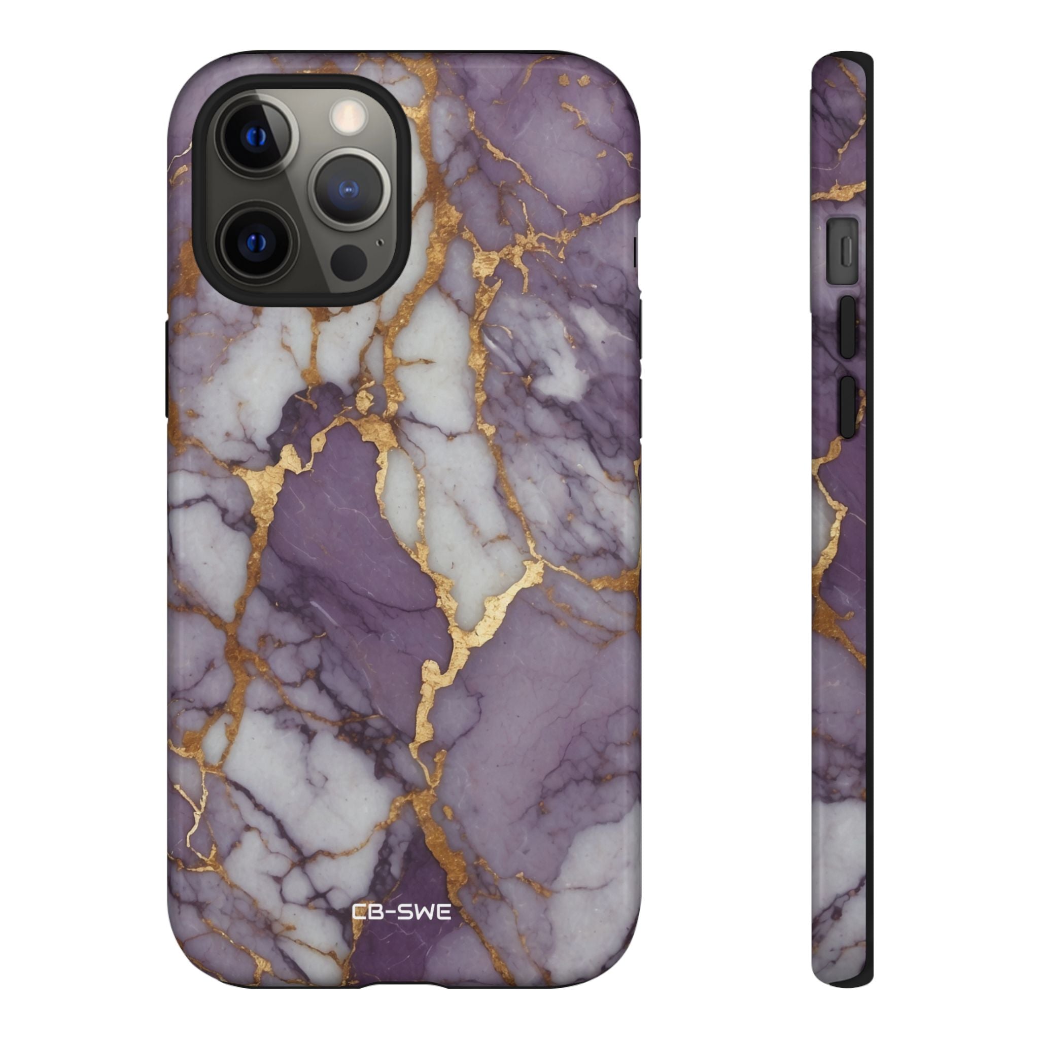 Lavender Veins Flow - iPhone Case