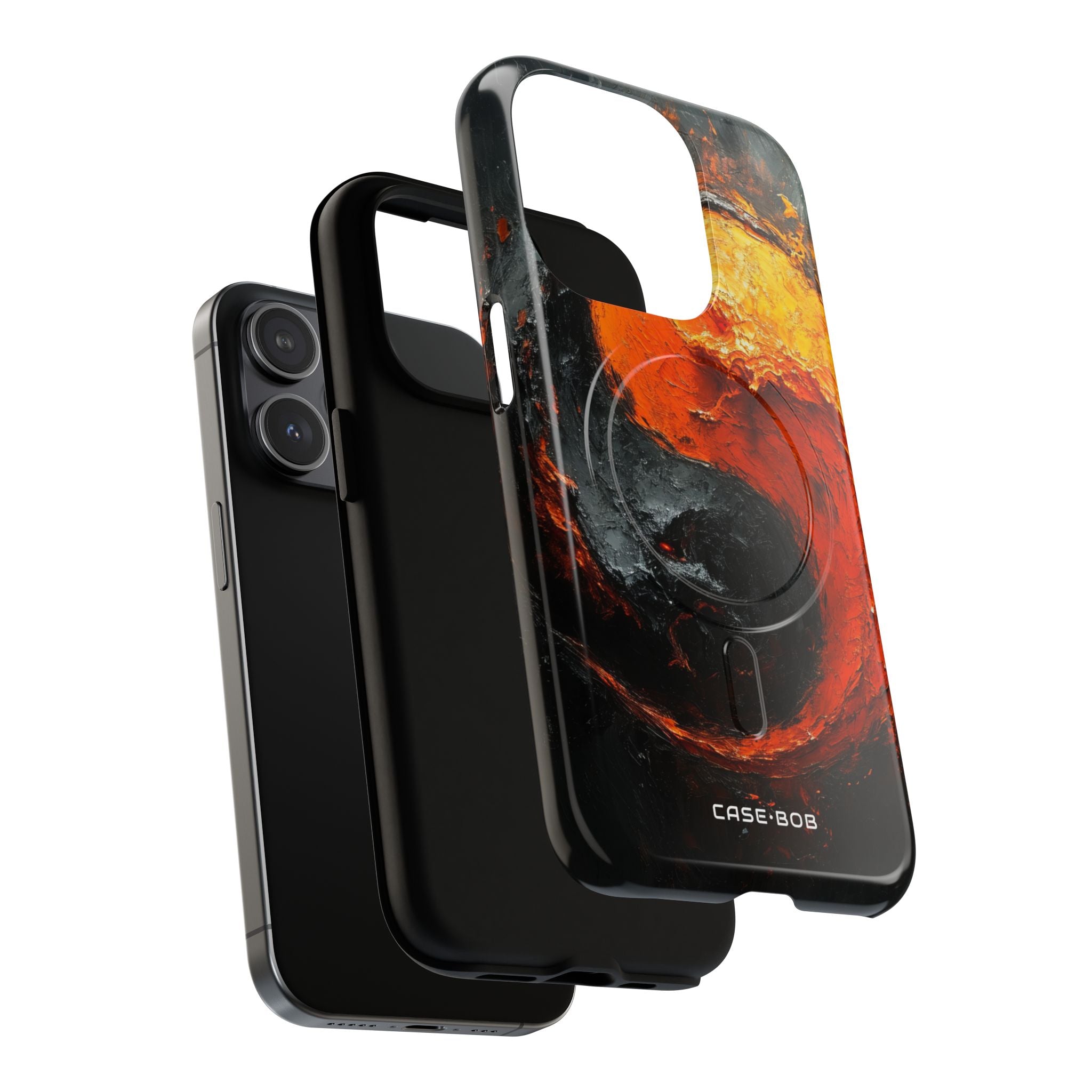 Molten Yin-Yang iPhone 15 Pro Case - Tough+