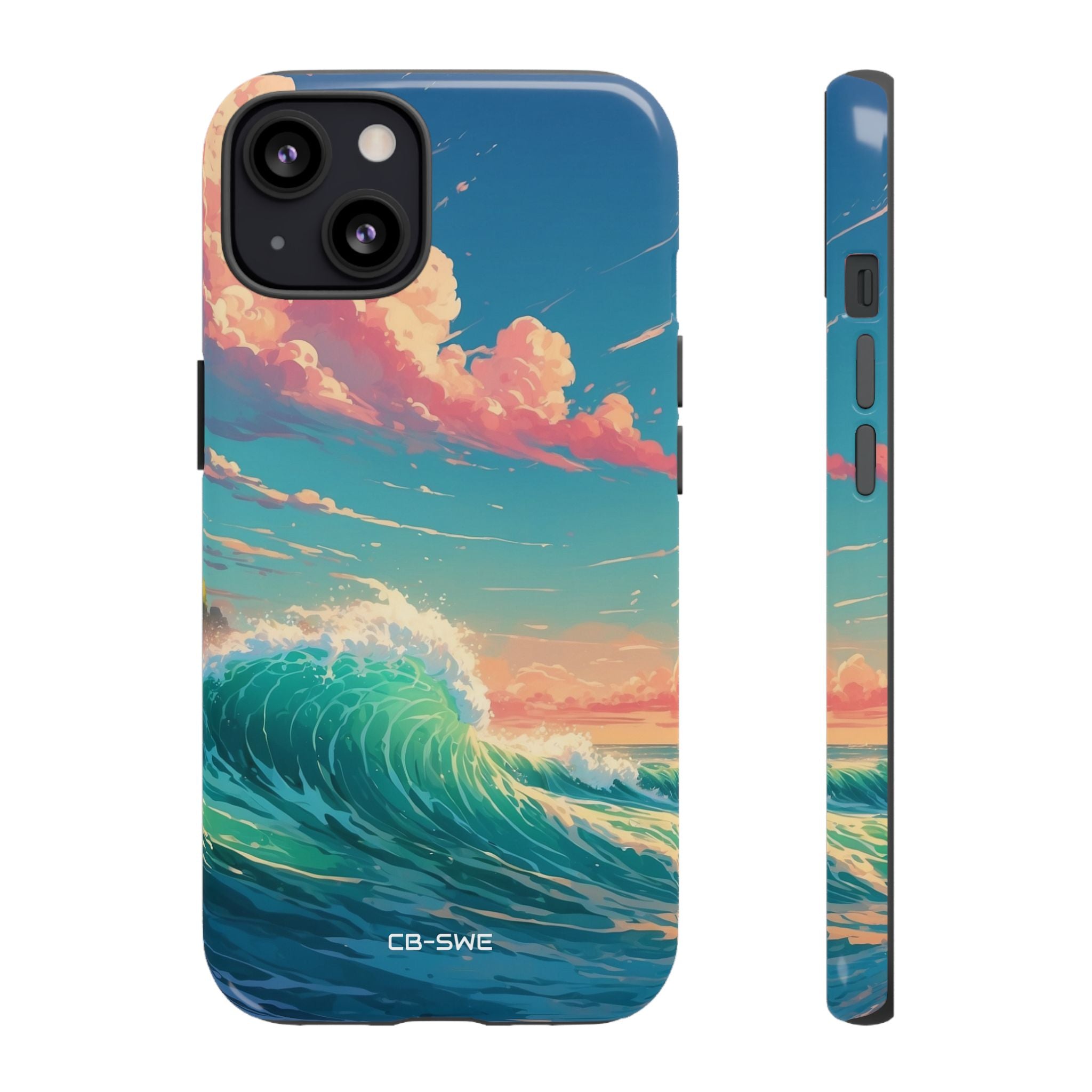 Waves Embrace Sunlight - iPhone Case