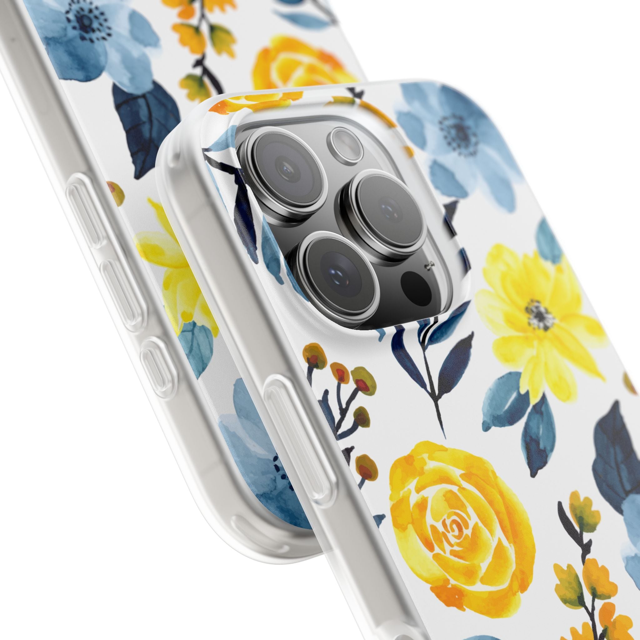 Golden Bloom iPhone 16 Pro Case - Soft