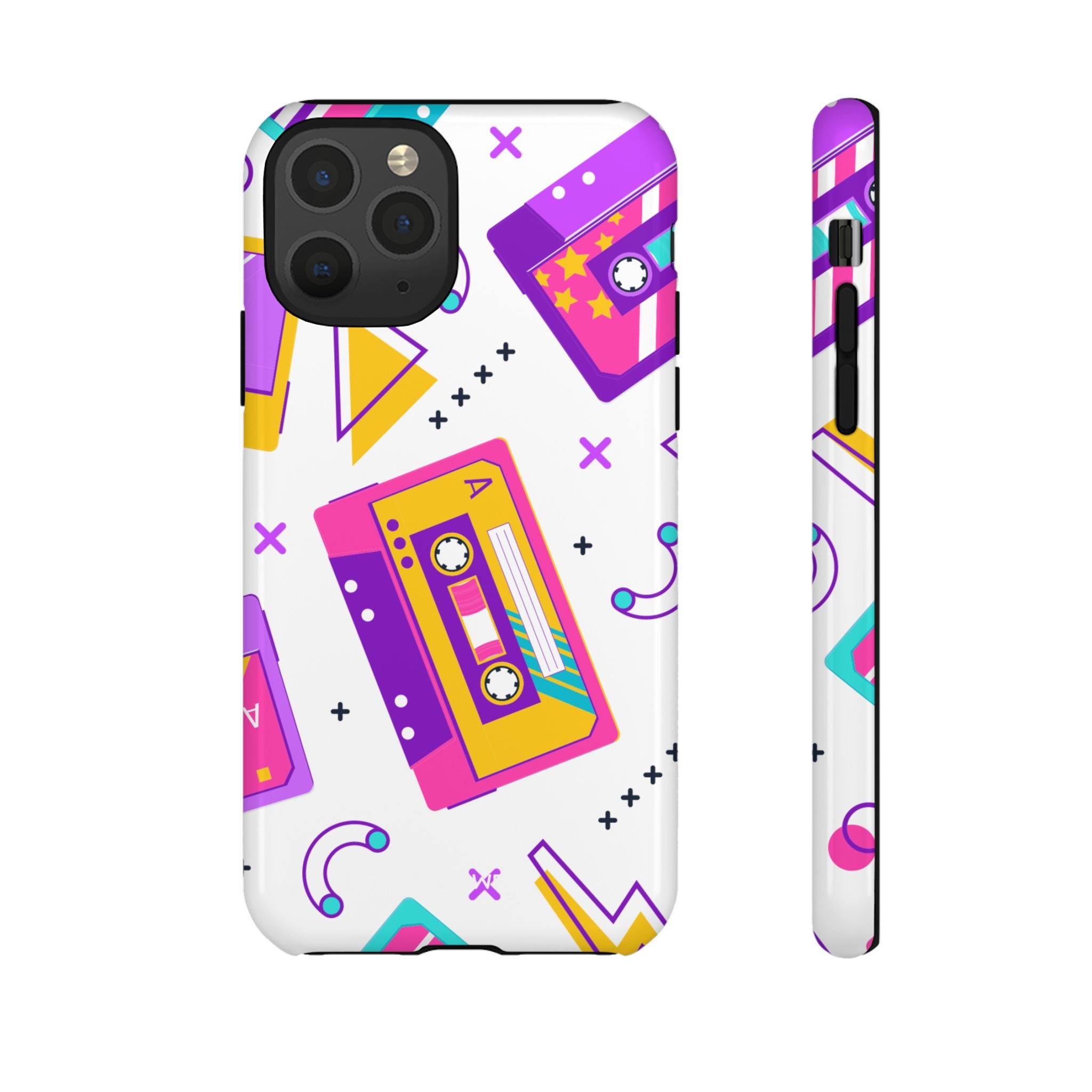 Retro Cassette Chaos - iPhone Case