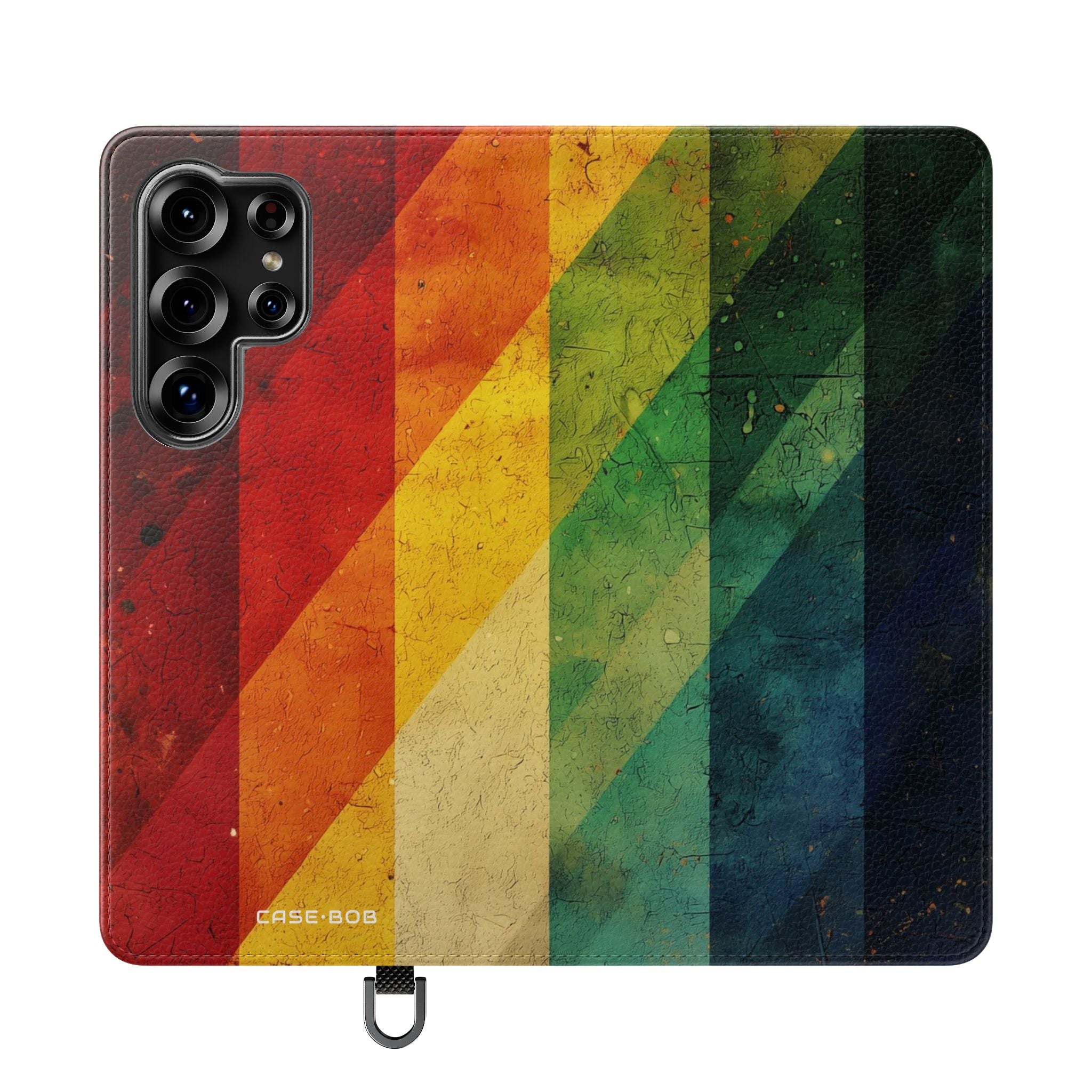 Crimson Stripes - Samsung S25 Ultra Case - Wallet