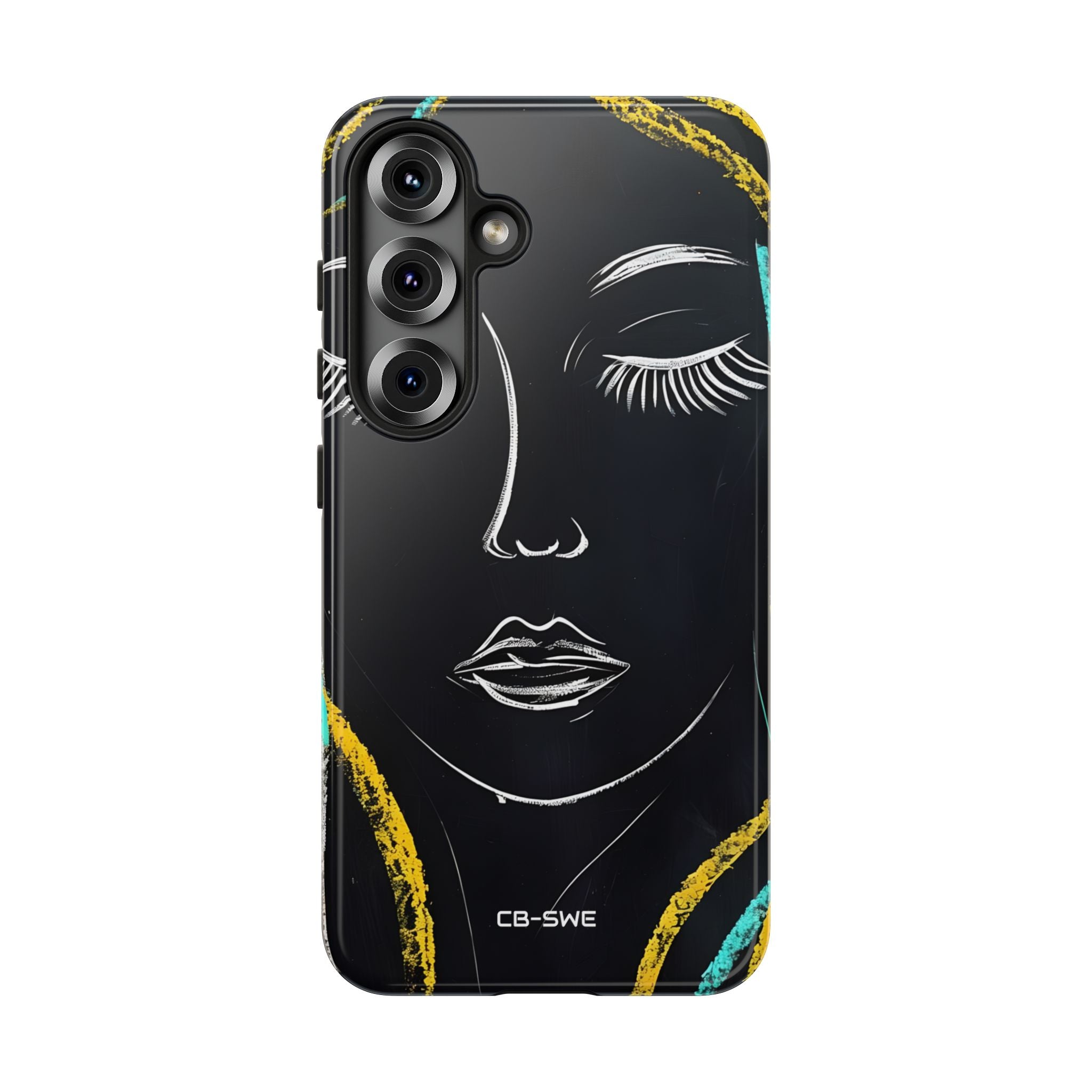Vivid Minimalist Portrait - Samsung Case