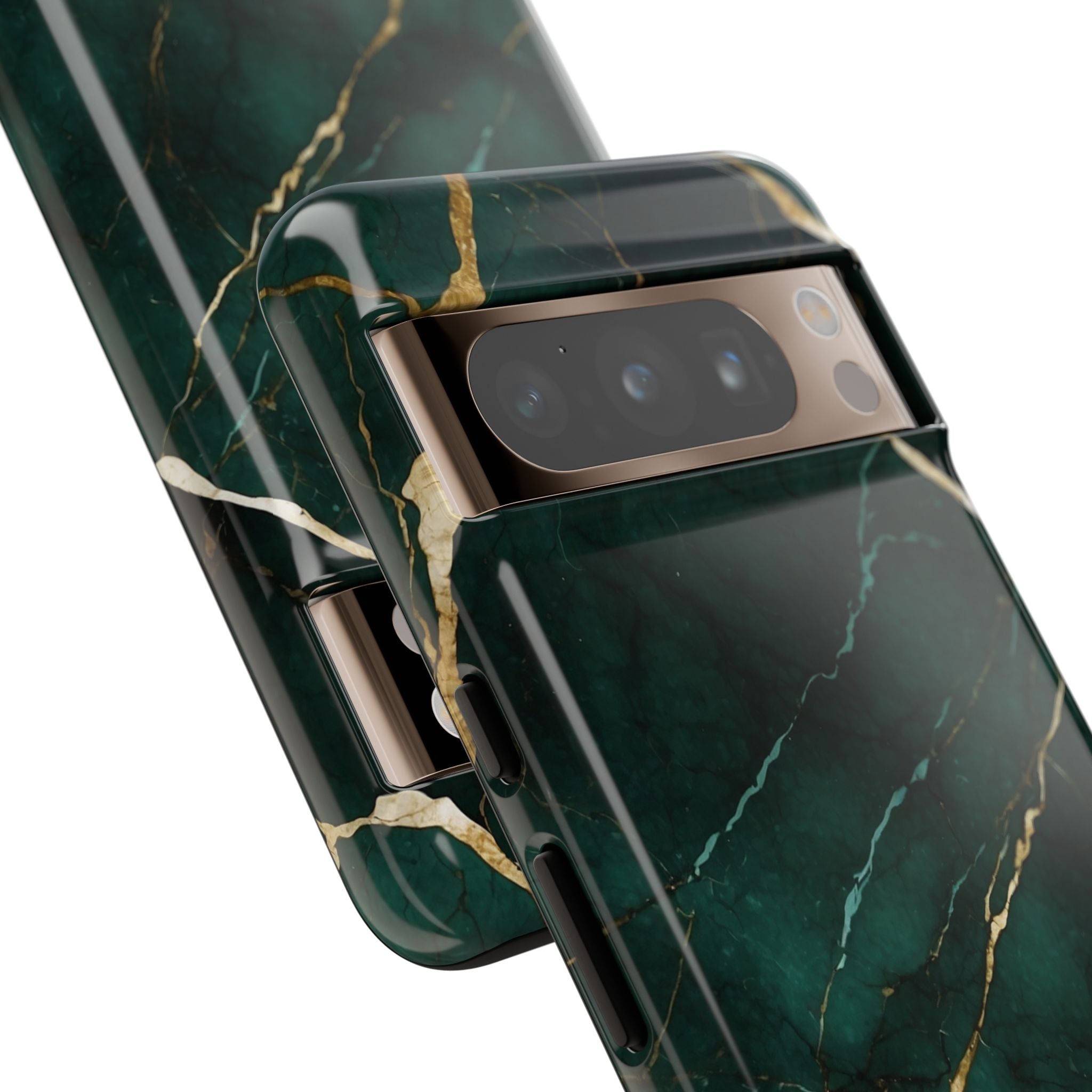 Emerald Veins Flow - Google Pixel Case