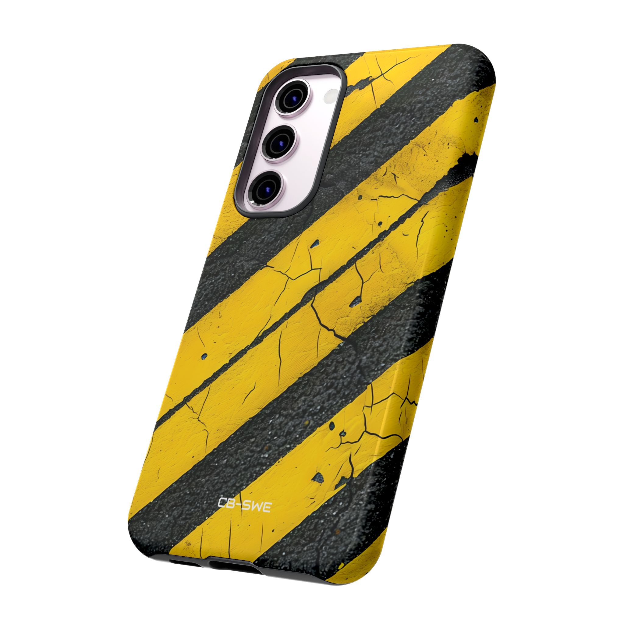 Cracked Hazard Lines - Samsung Case