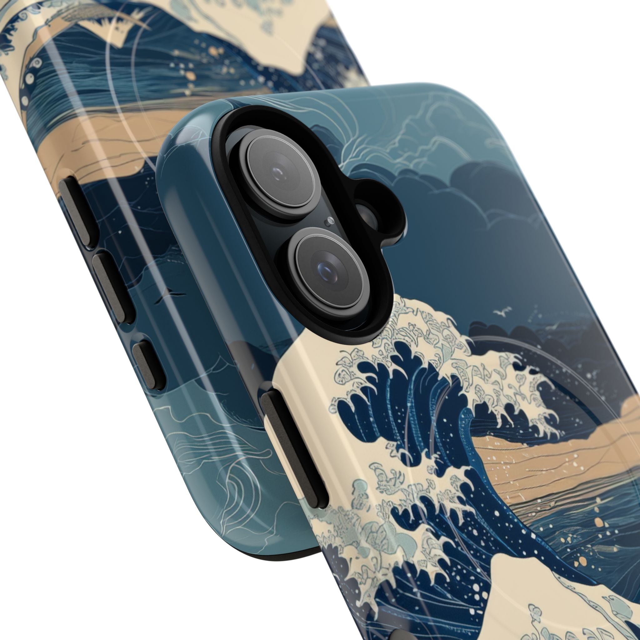 Cresting Blue Wave iPhone 16 Case - Tough+