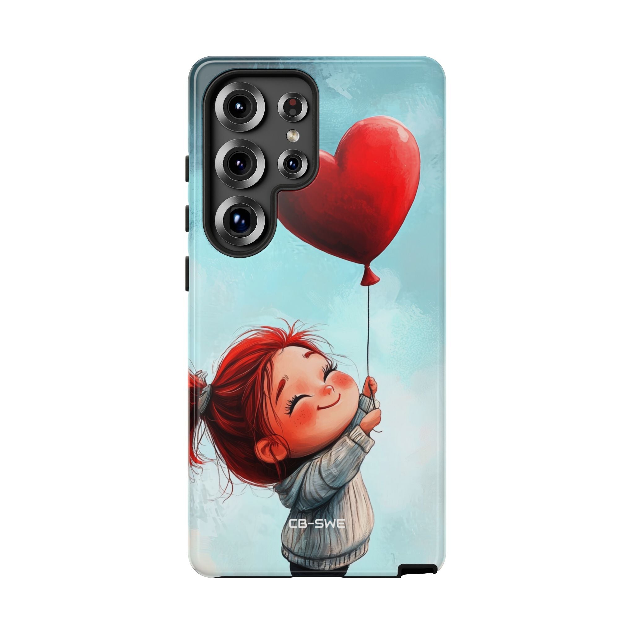 Joyful Girl Flies - Samsung Case