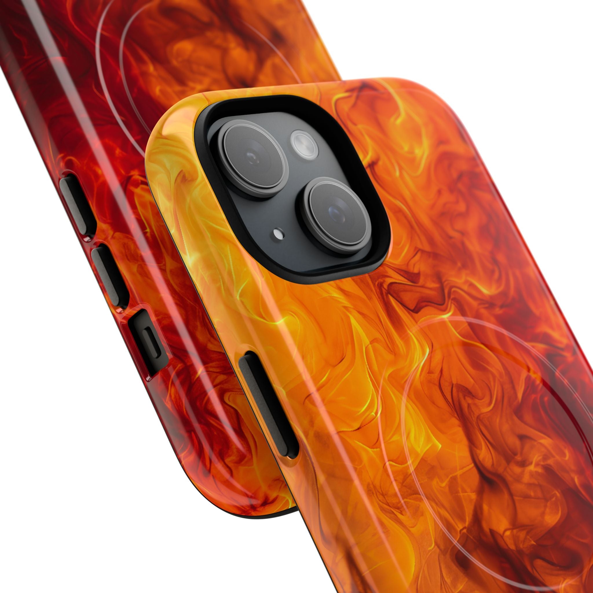 Flaming Energy Swirl iPhone 15 - Tough+