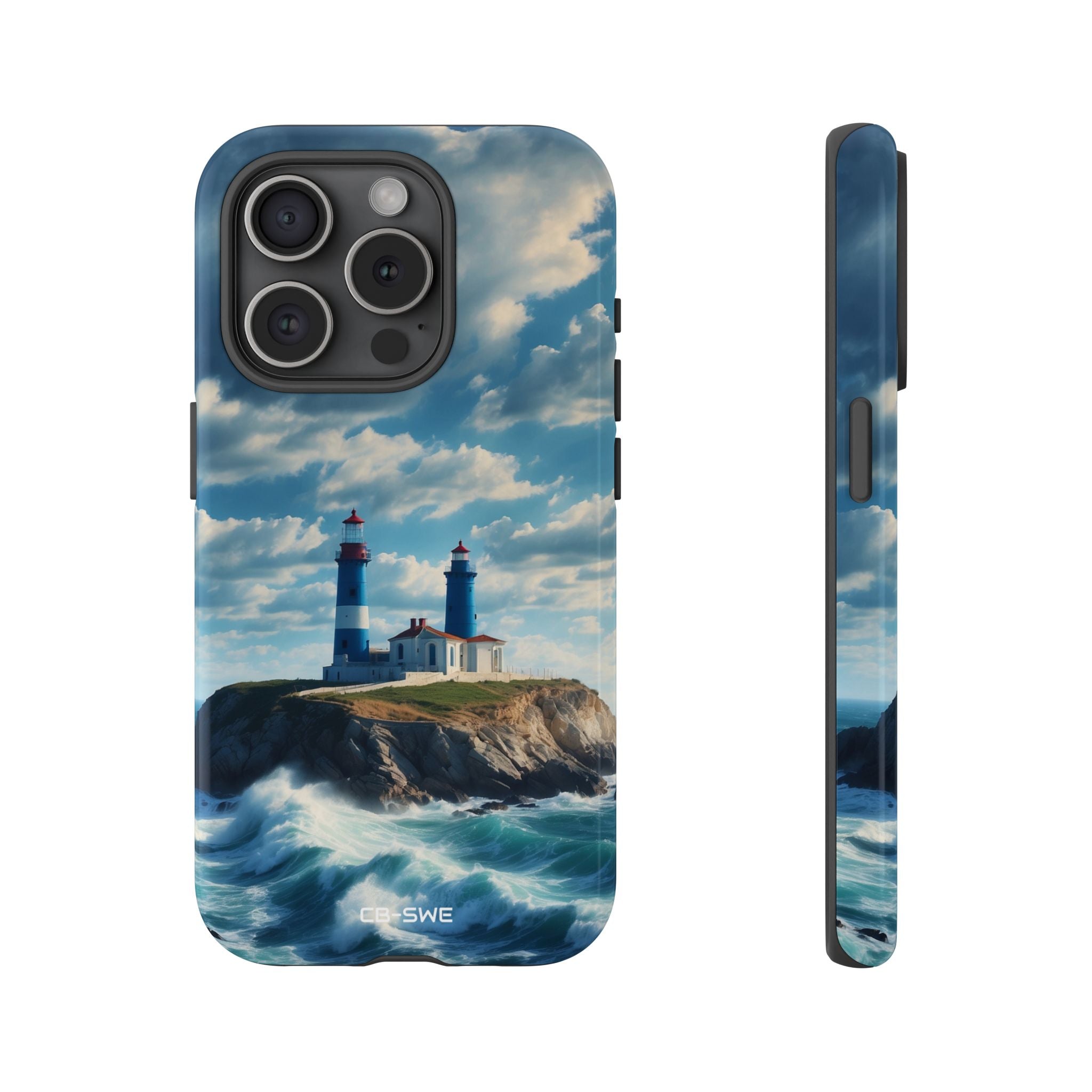Lighthouse Guards Waves - iPhone Case