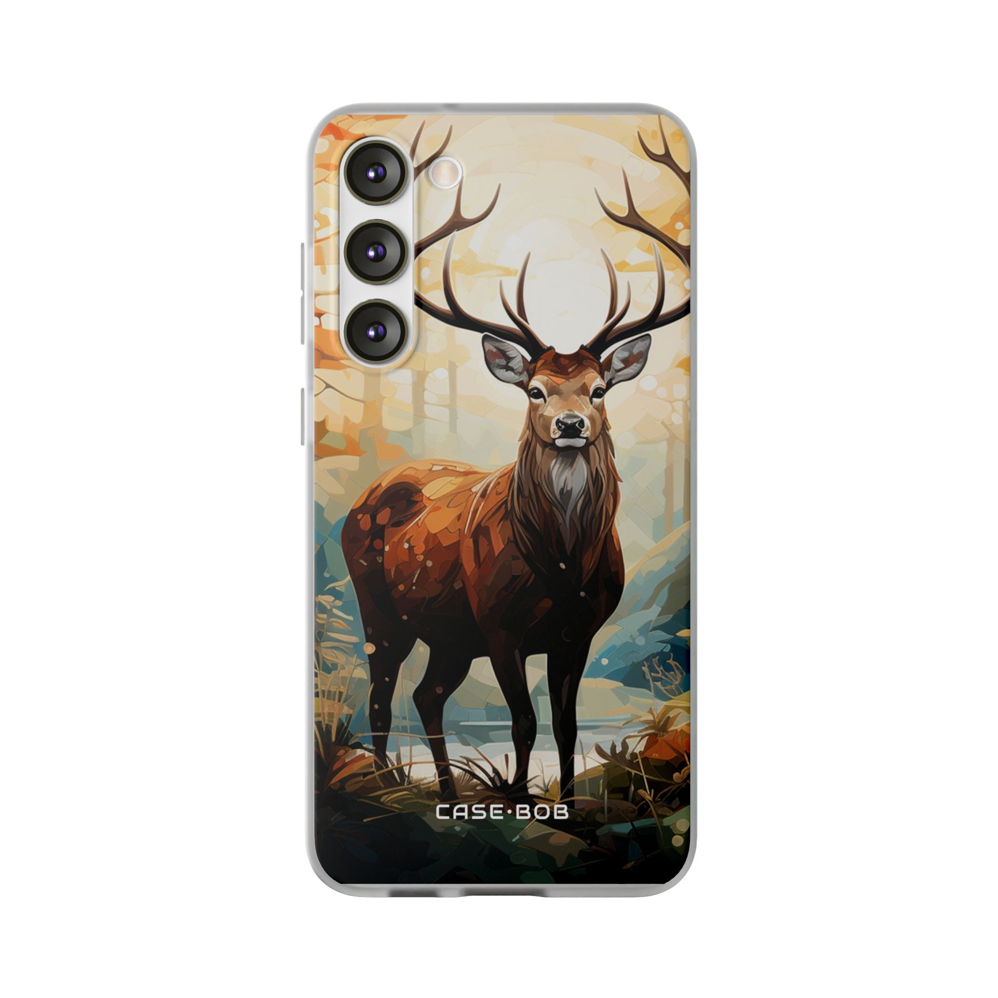 Glowing Stag Samsung S23 Plus Case - Soft