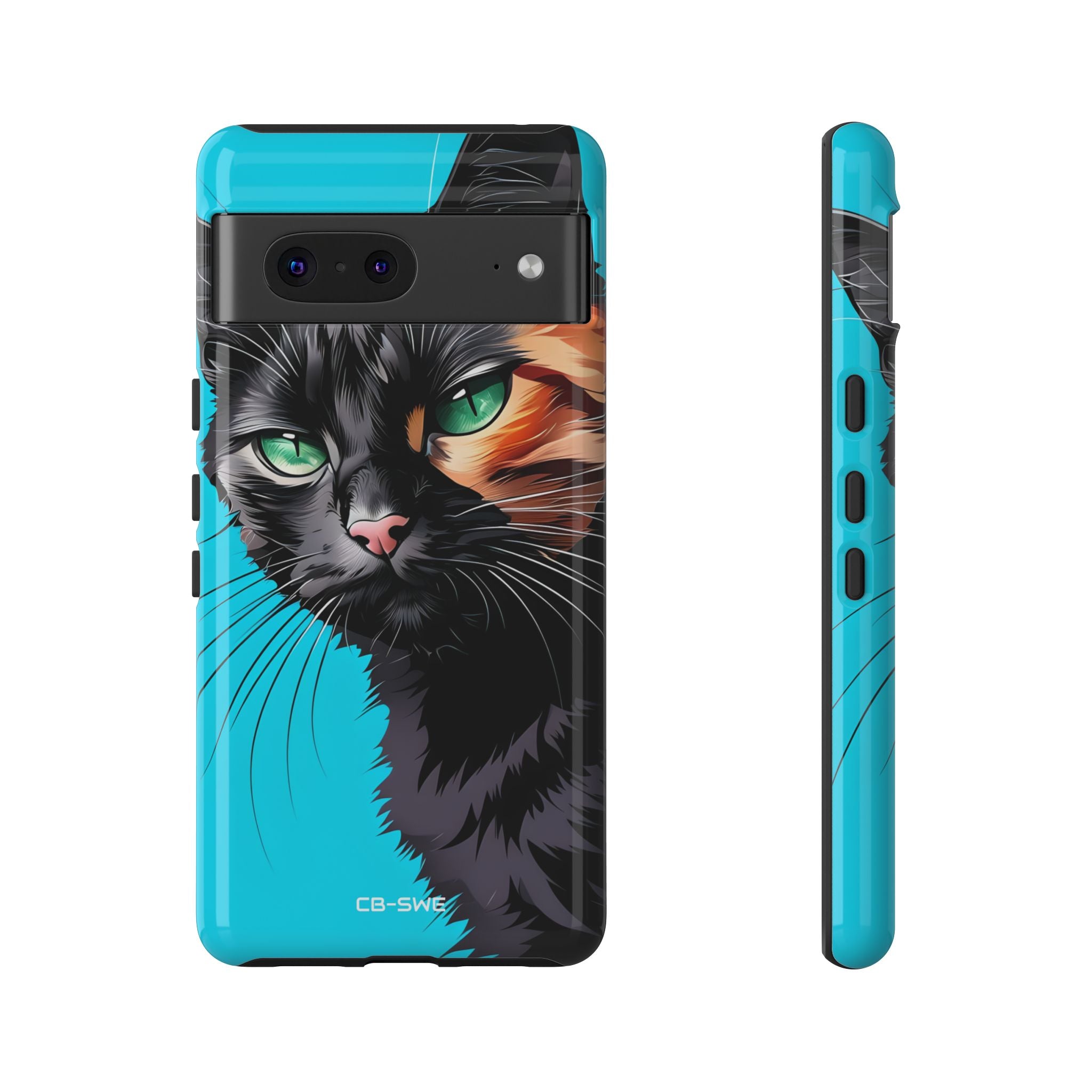 Curious Cat Stare - Google Pixel Case