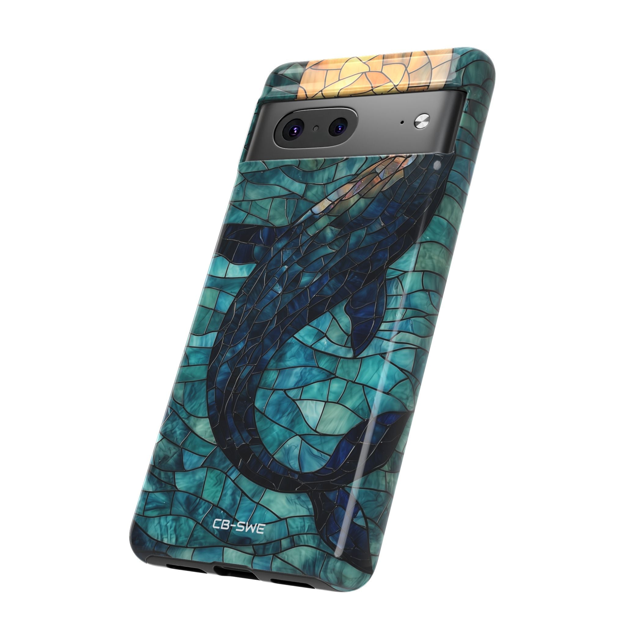 Whale Dives Upward - Google Pixel Case
