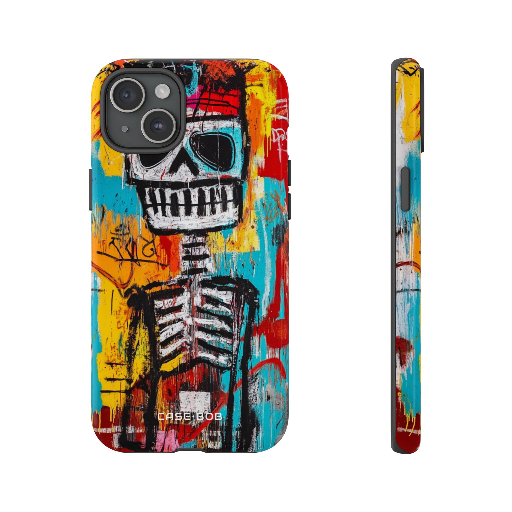 Skeleton Riot iPhone 15 Plus Case - Tough