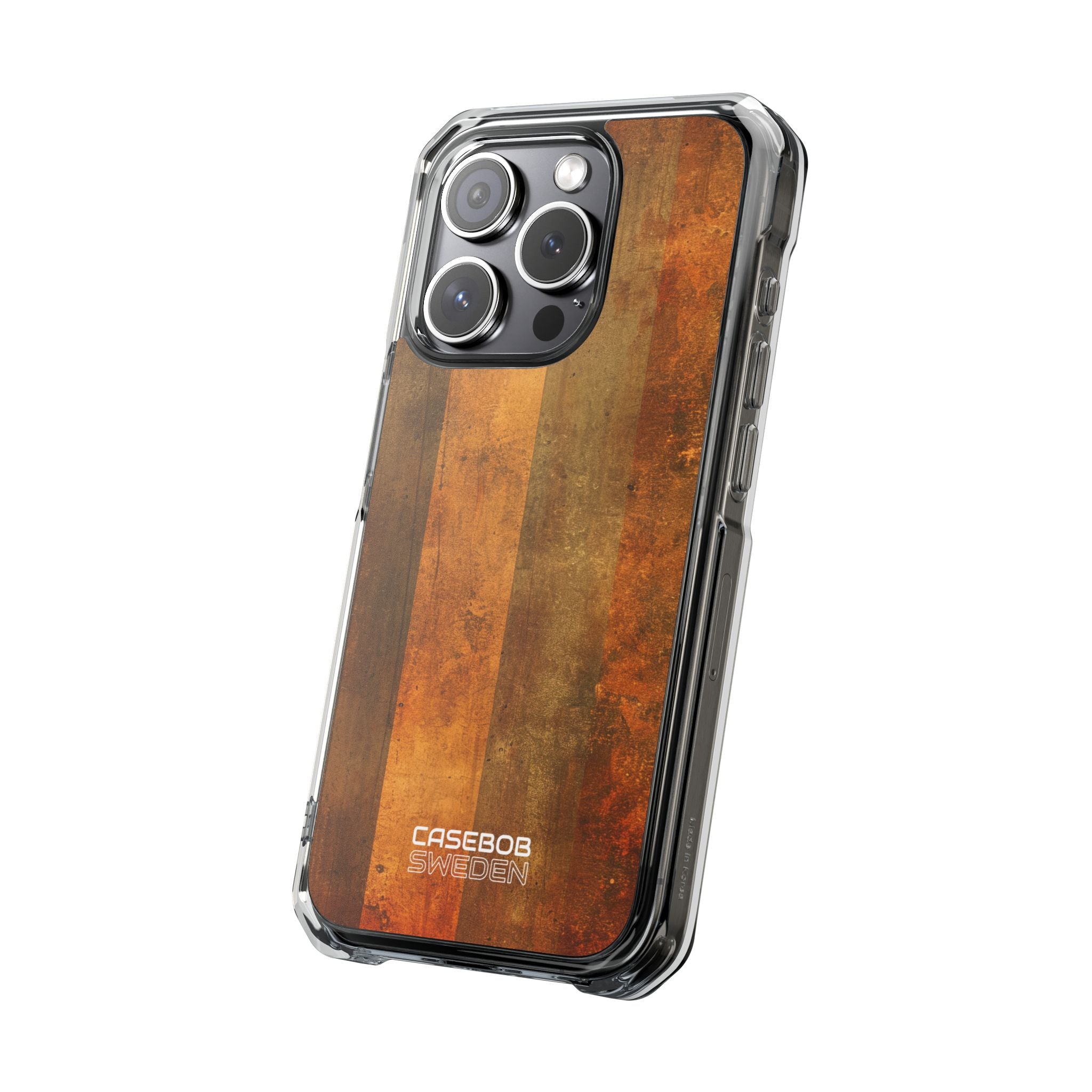 Rustic Striped Texture iPhone 15 - Impact Clear+