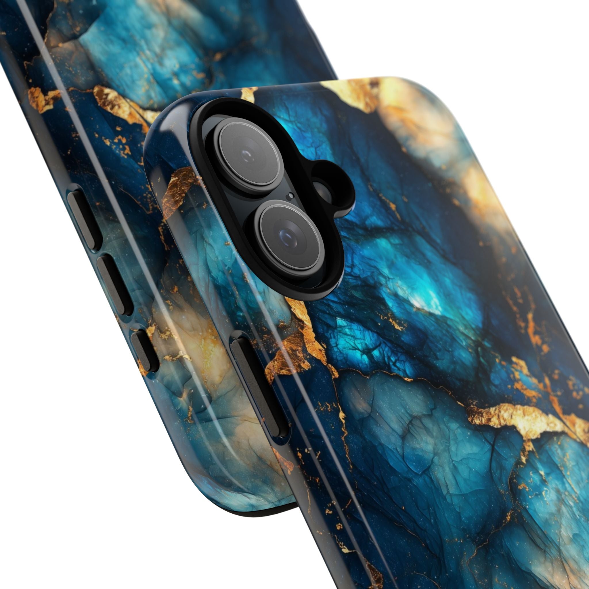 Luminous Gold Veins - iPhone Case