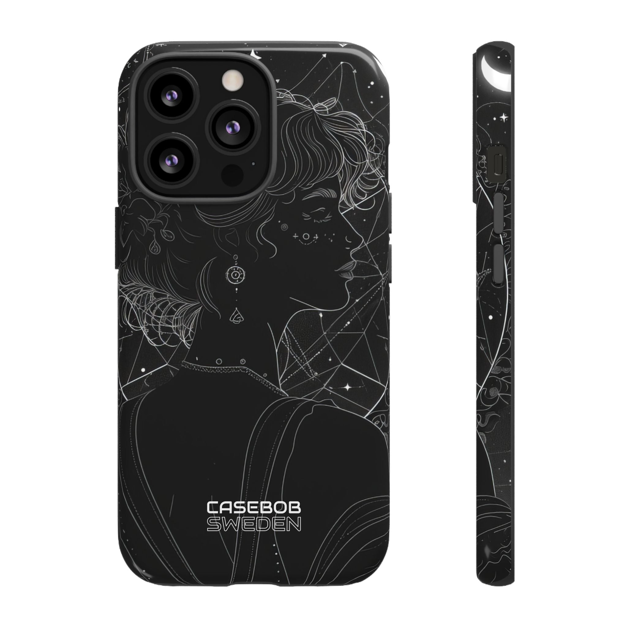 Celestial Bloom Silhouette iPhone 13 - Tough