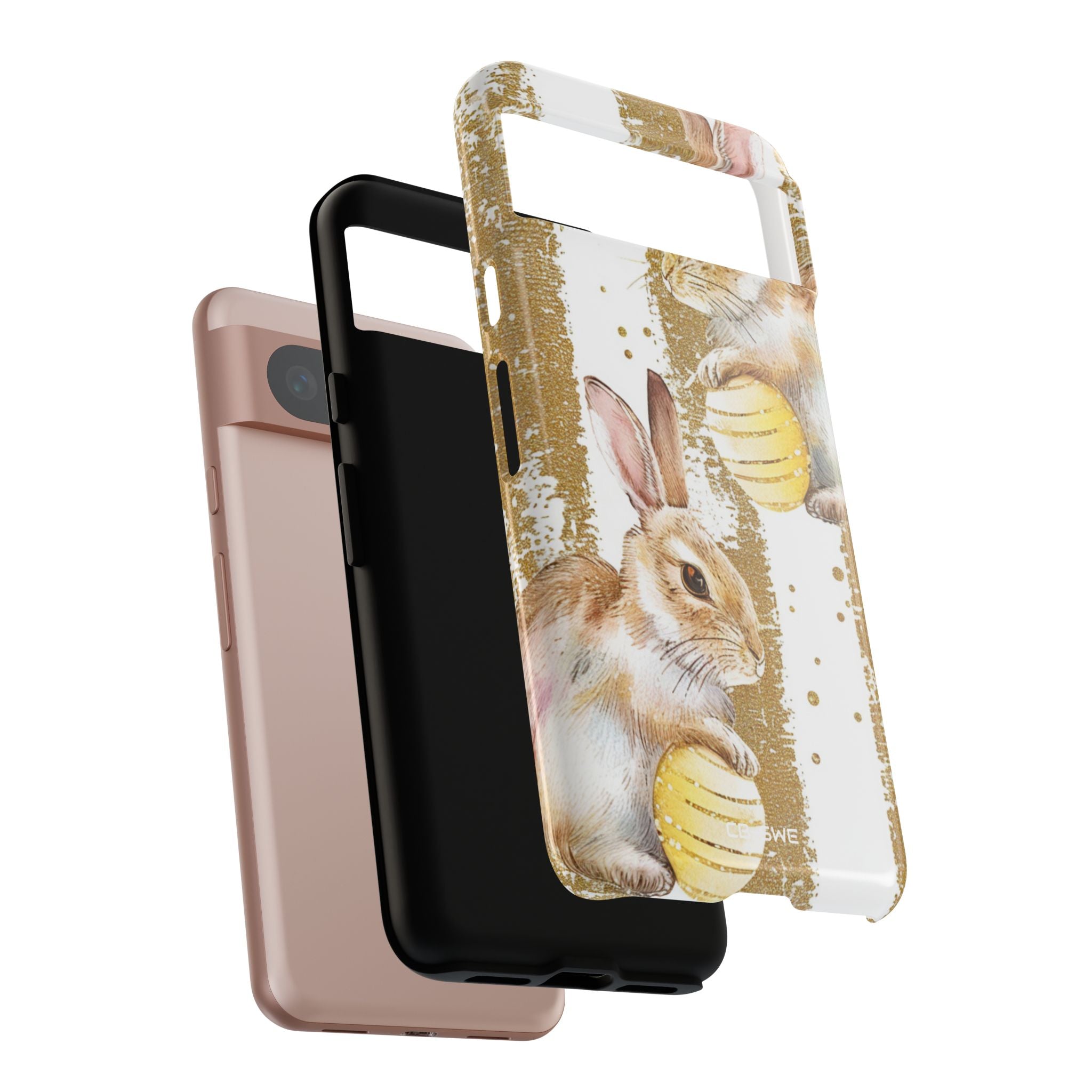 Bunnies Hold Eggs - Google Pixel Case