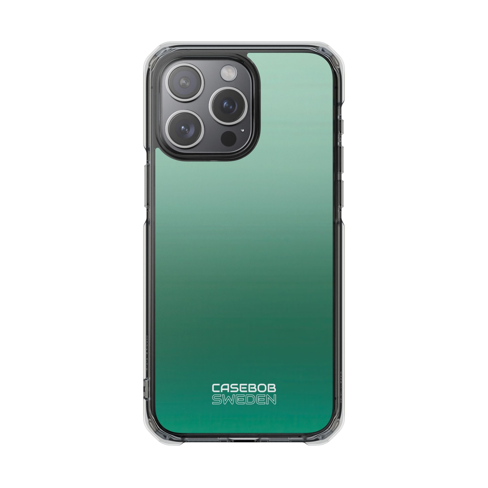 Teal Horizon Layers iPhone 15 - Impact Clear+
