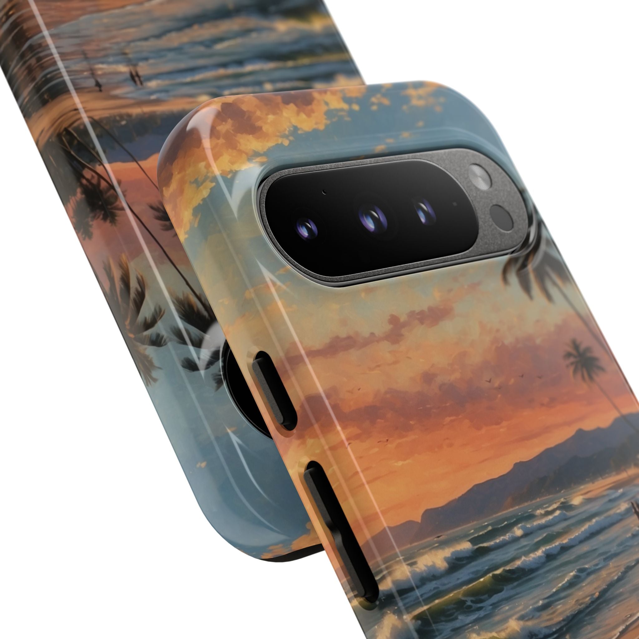 Golden Waves Embrace - Google Pixel Case