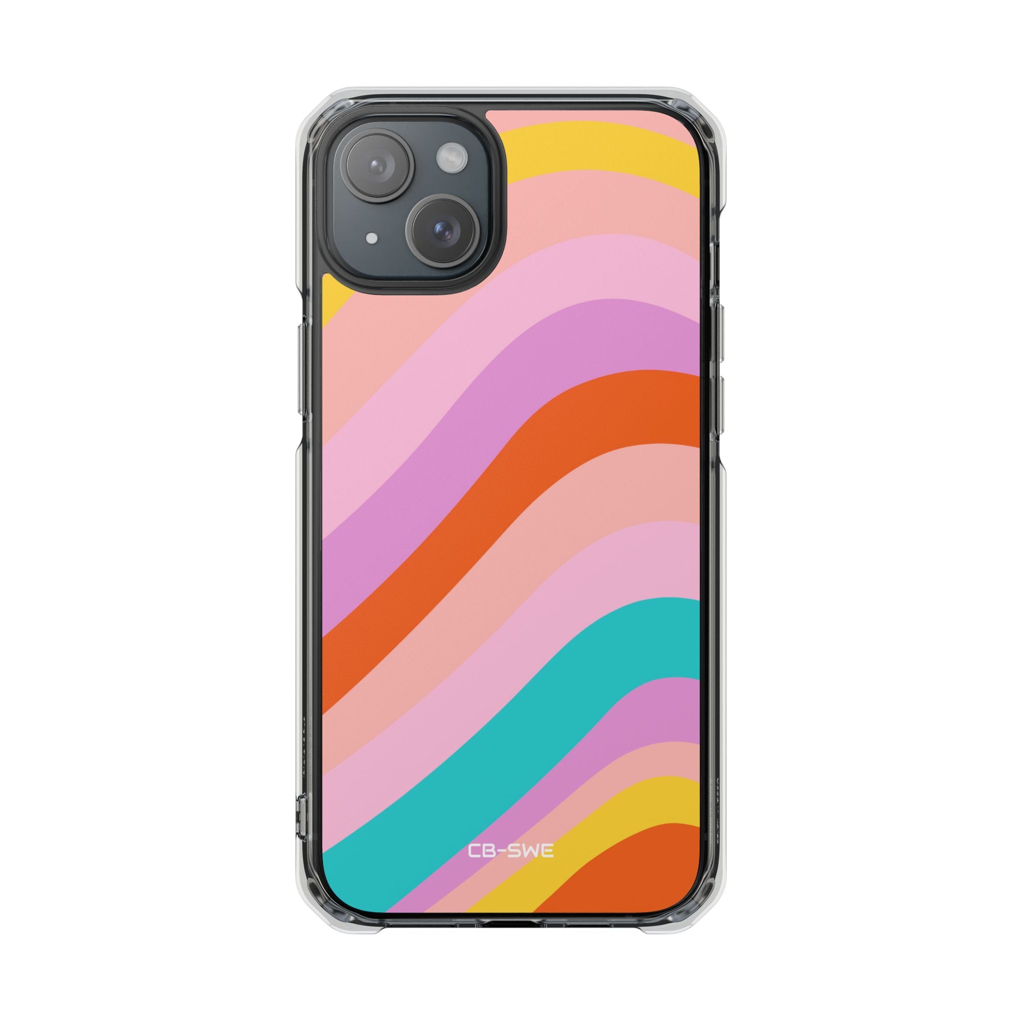 Fluid Color Waves iPhone Case - Impact