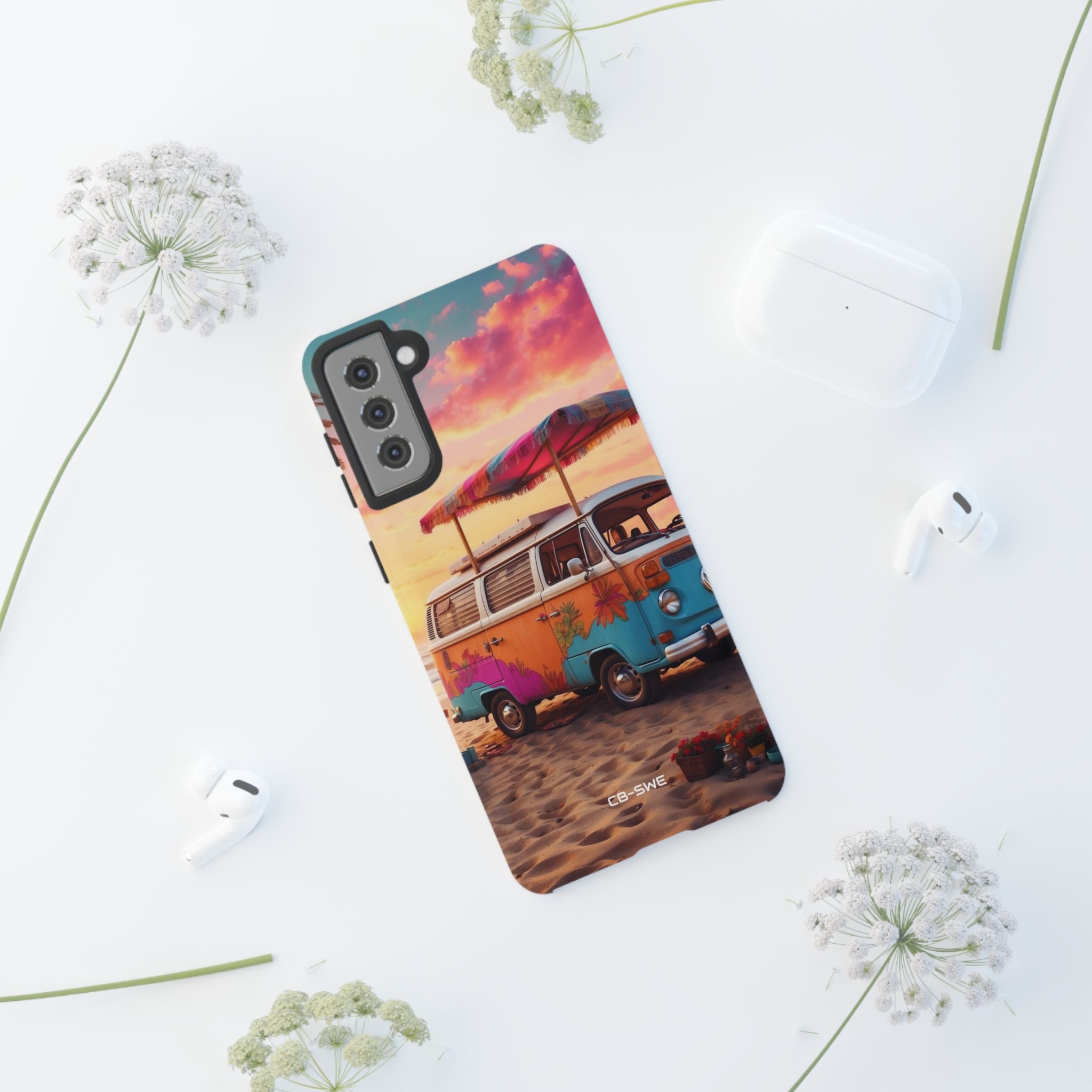 **Van Rests at Shore** - Samsung Case