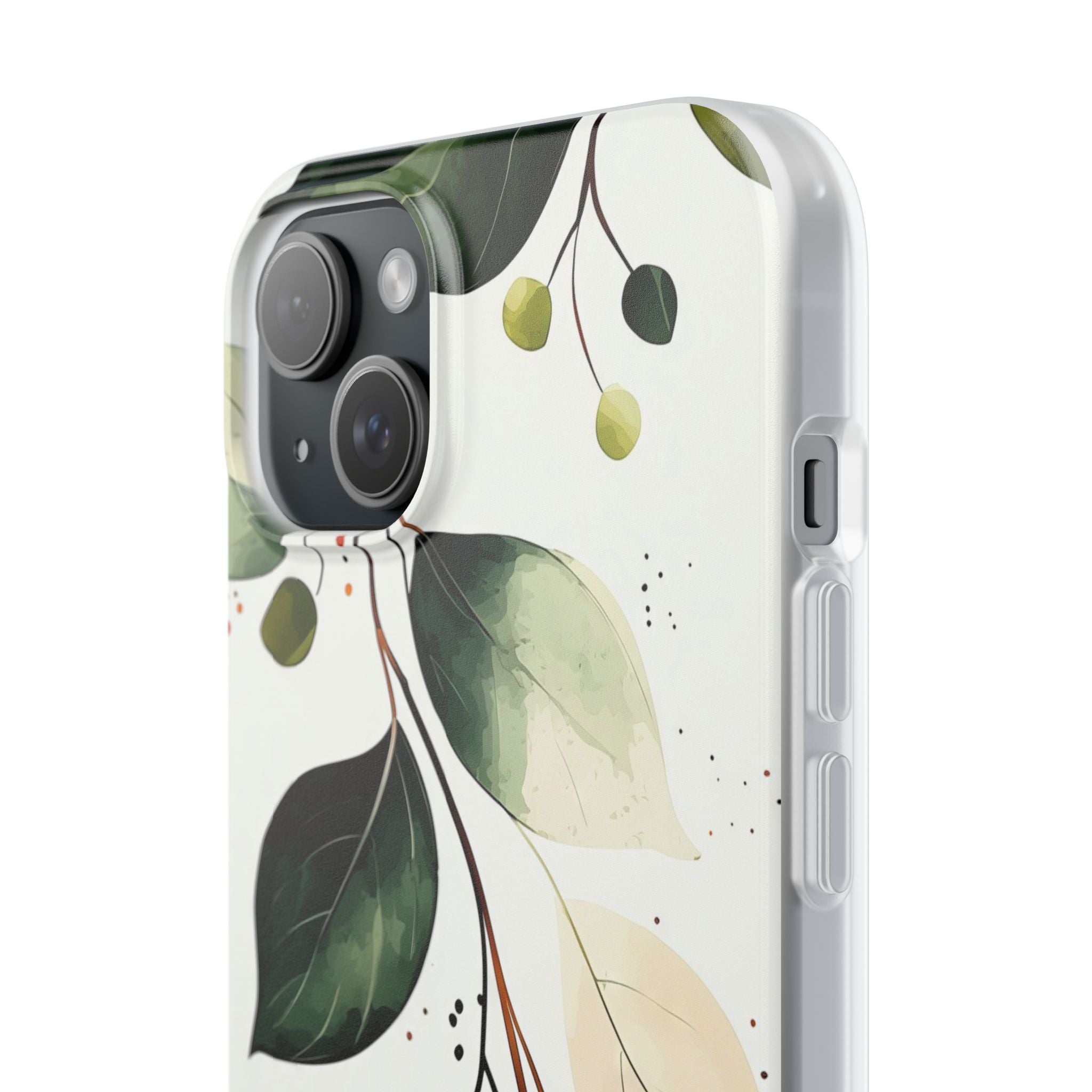 Greenberry Branch iPhone 15 Plus Case - Soft