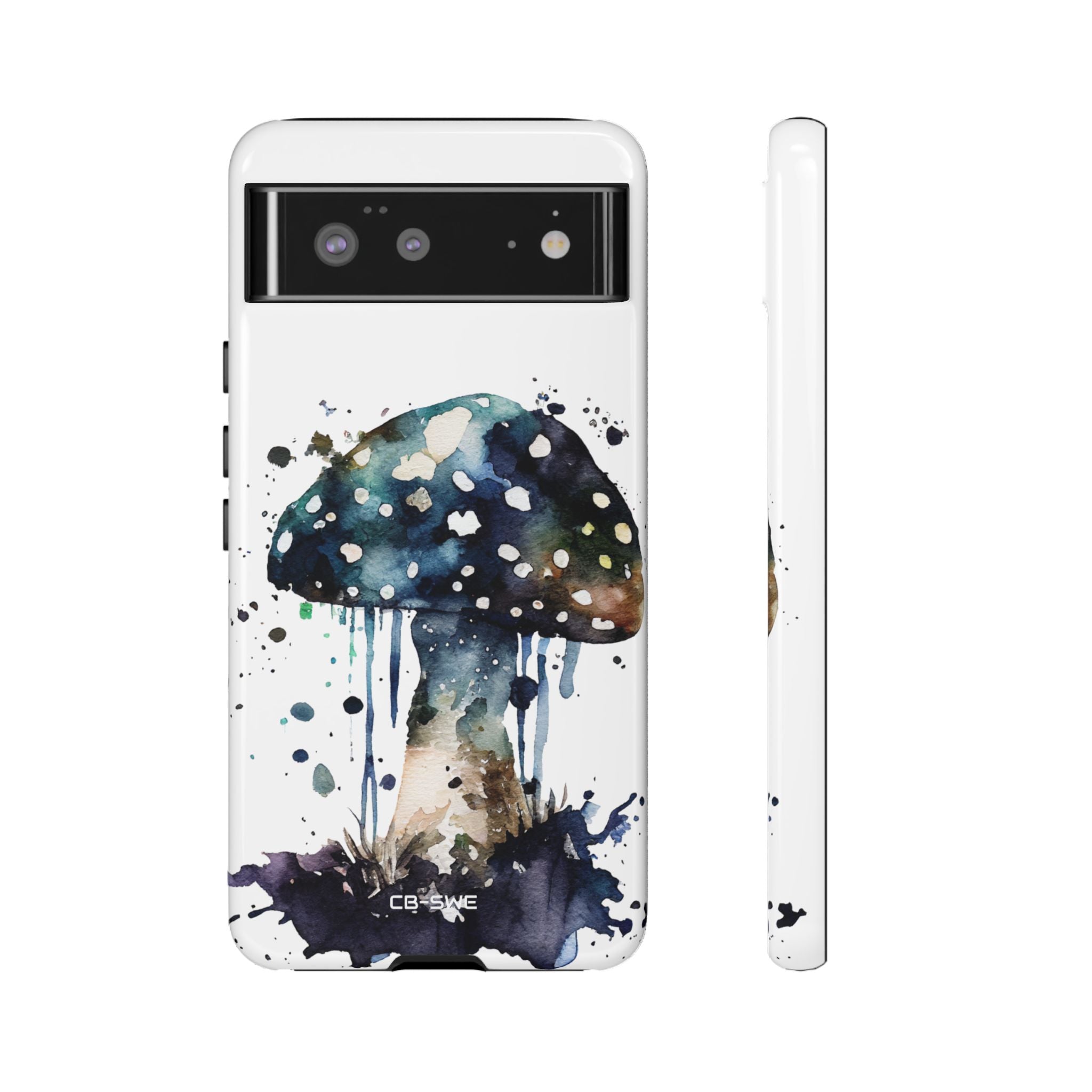 Whimsical Watercolor Mushroom - Google Pixel Case