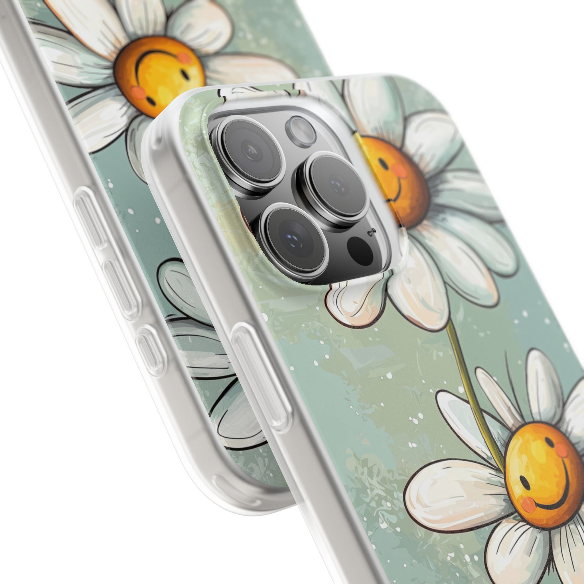 Sunny Daisy Smiles iPhone 16 Pro Max Case - Soft