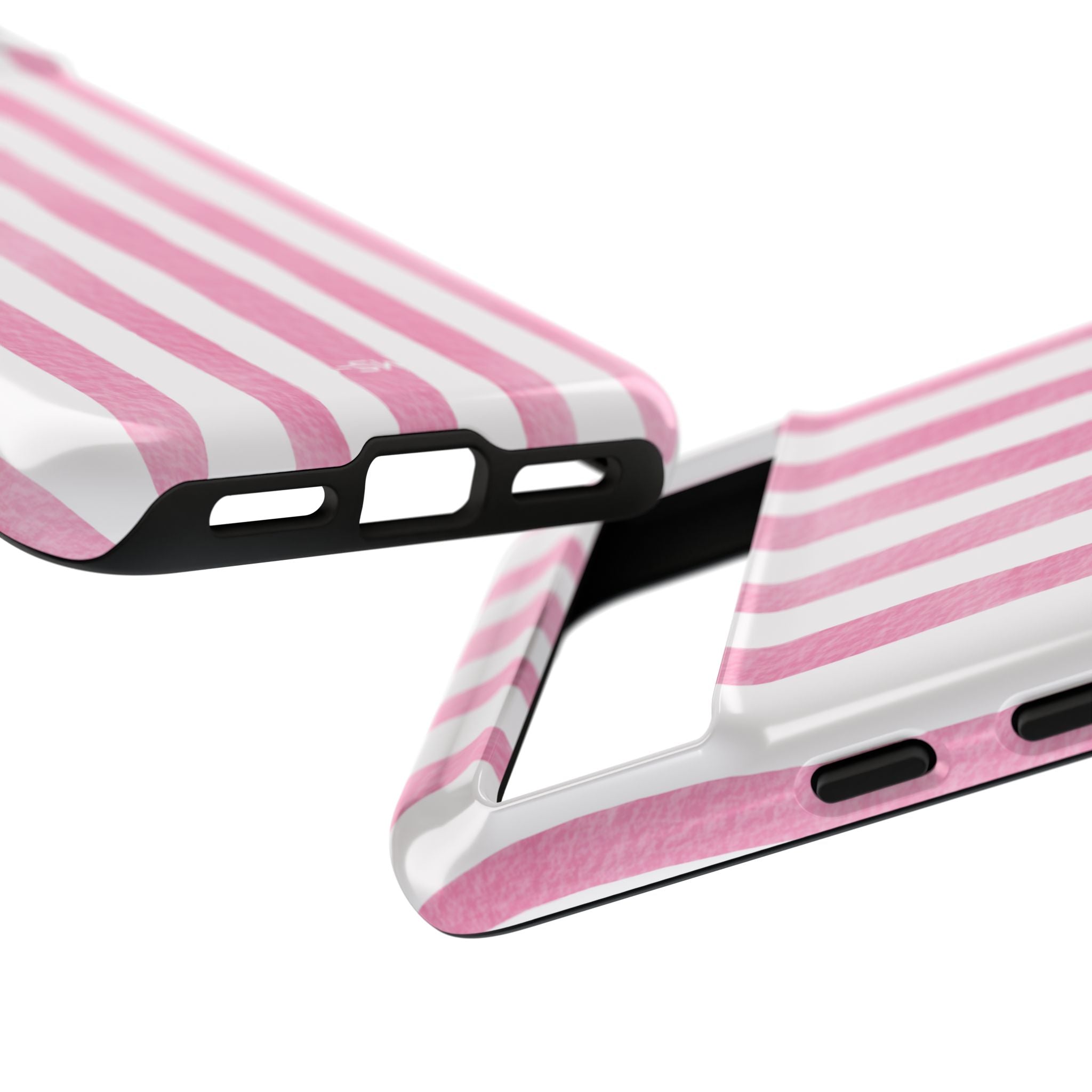 Pink Watercolor Stripes - Google Pixel Case