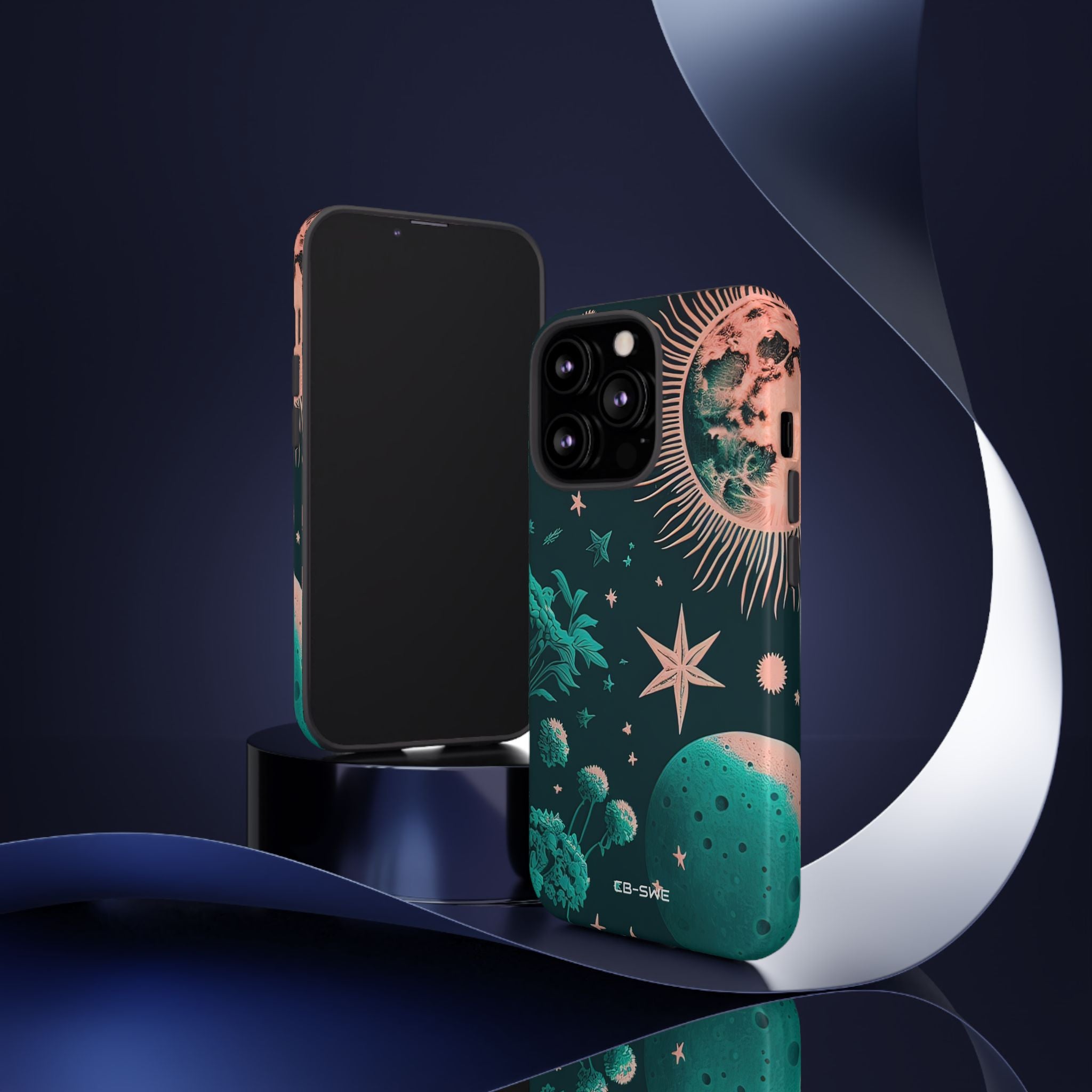 Celestial Botanical Night - iPhone Case