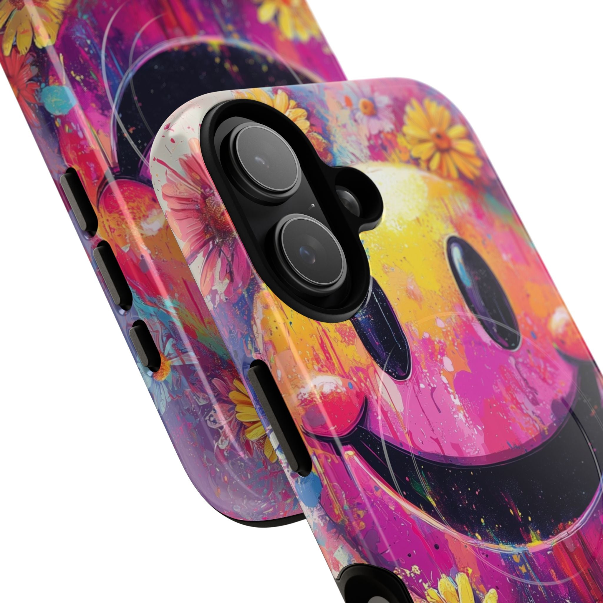 Smiley Bloom iPhone 17 Case - Tough+