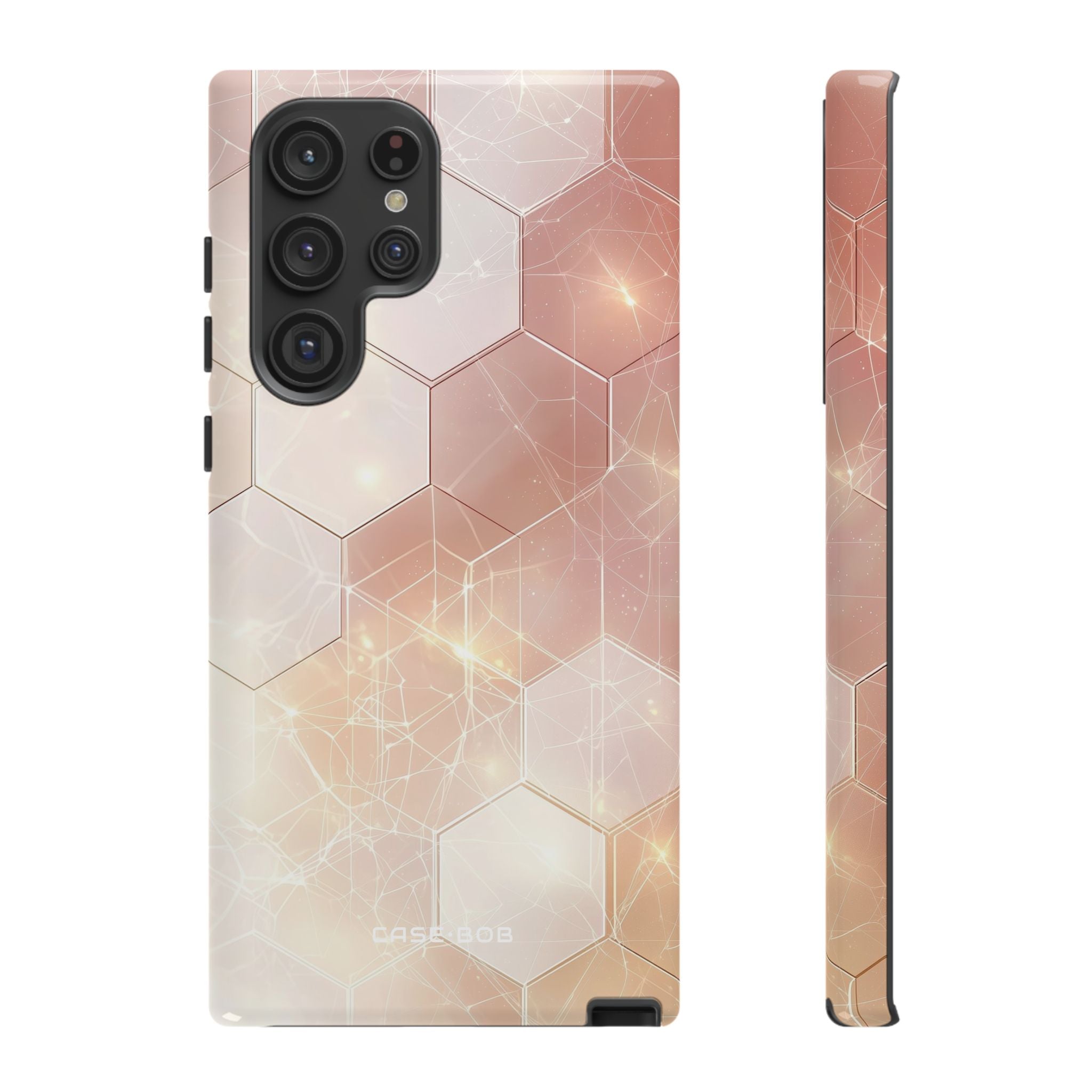 Honeycomb Glow Samsung S22 Ultra Case - Tough