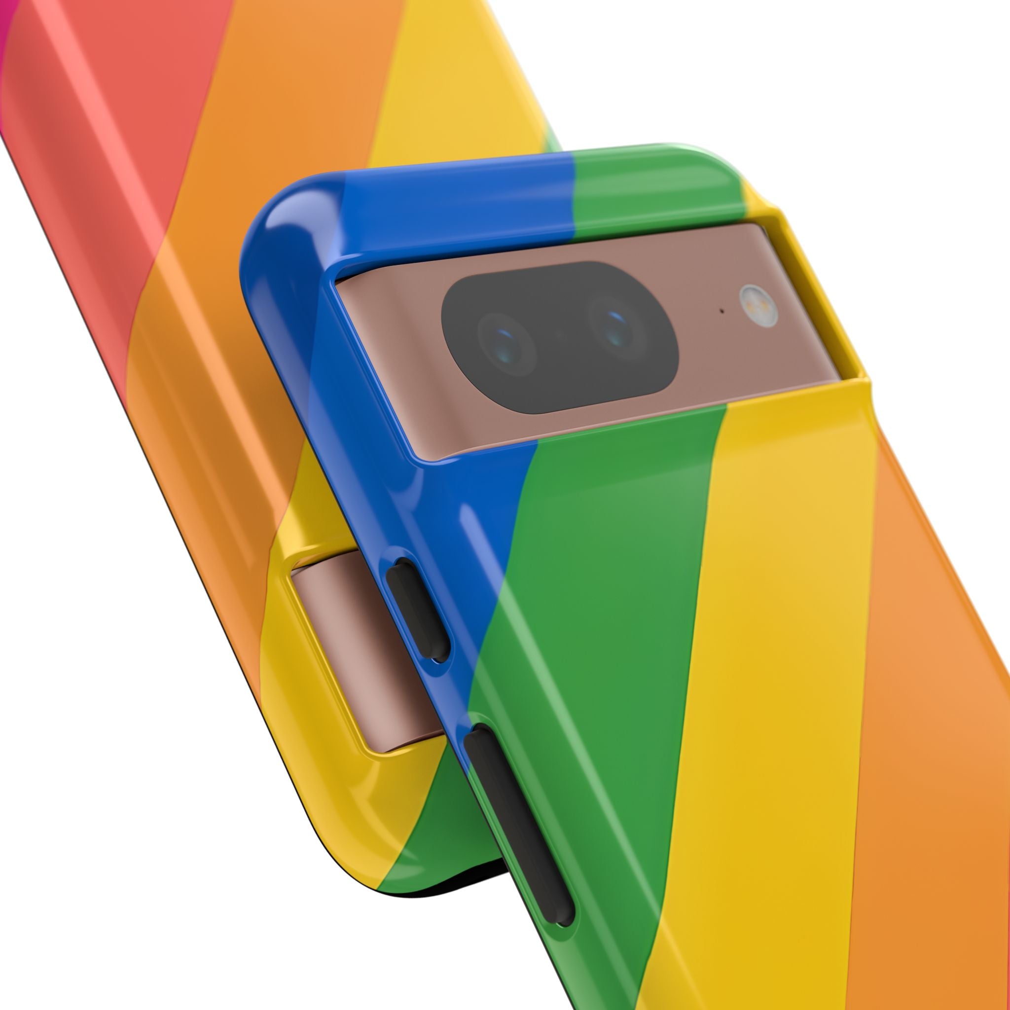 Vibrant Geometric Spectrum - Google Pixel Case