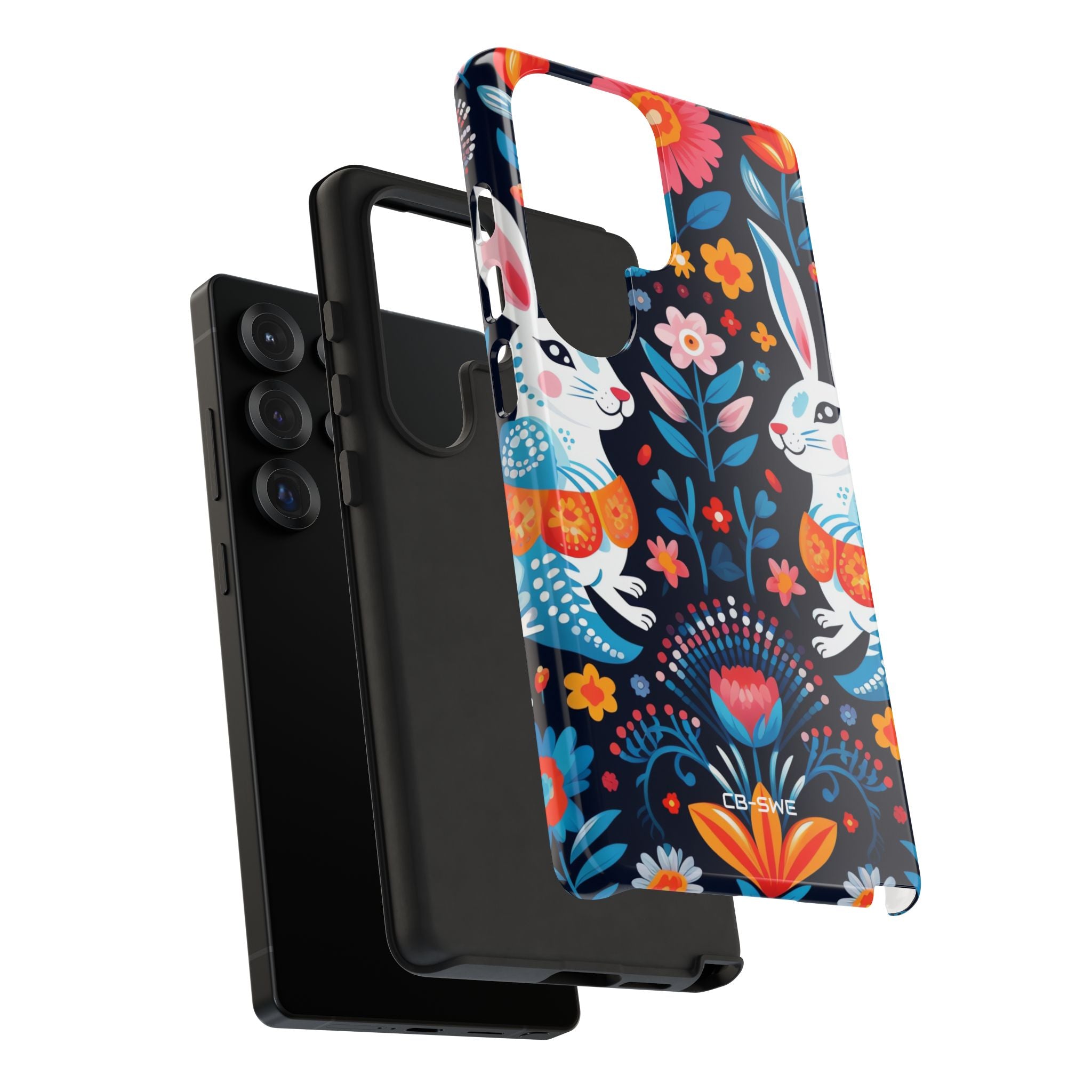 Bunnies Hop Flowers - Samsung Case